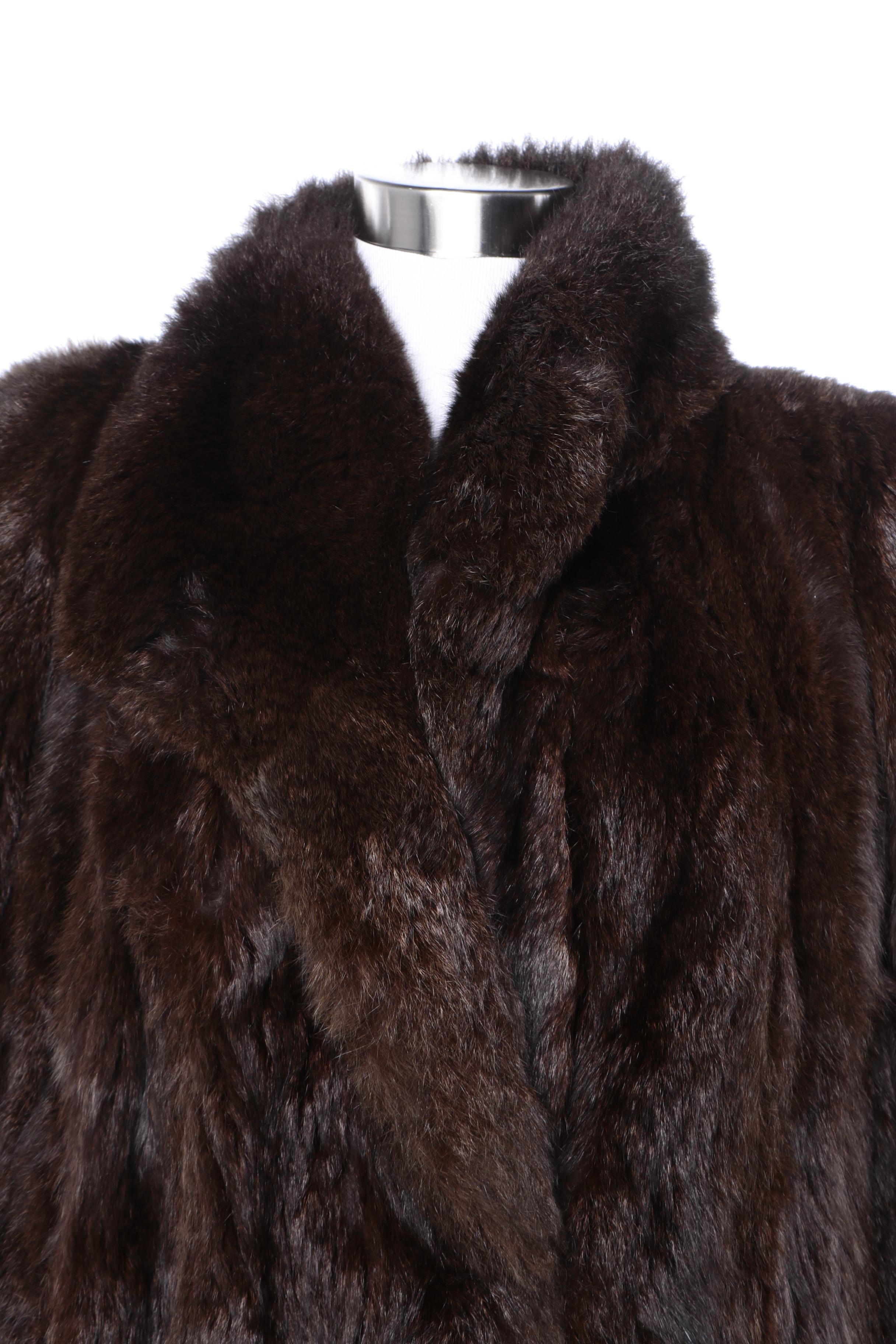 Vintage Flemington Furs Full-Length Beaver Fur Coat