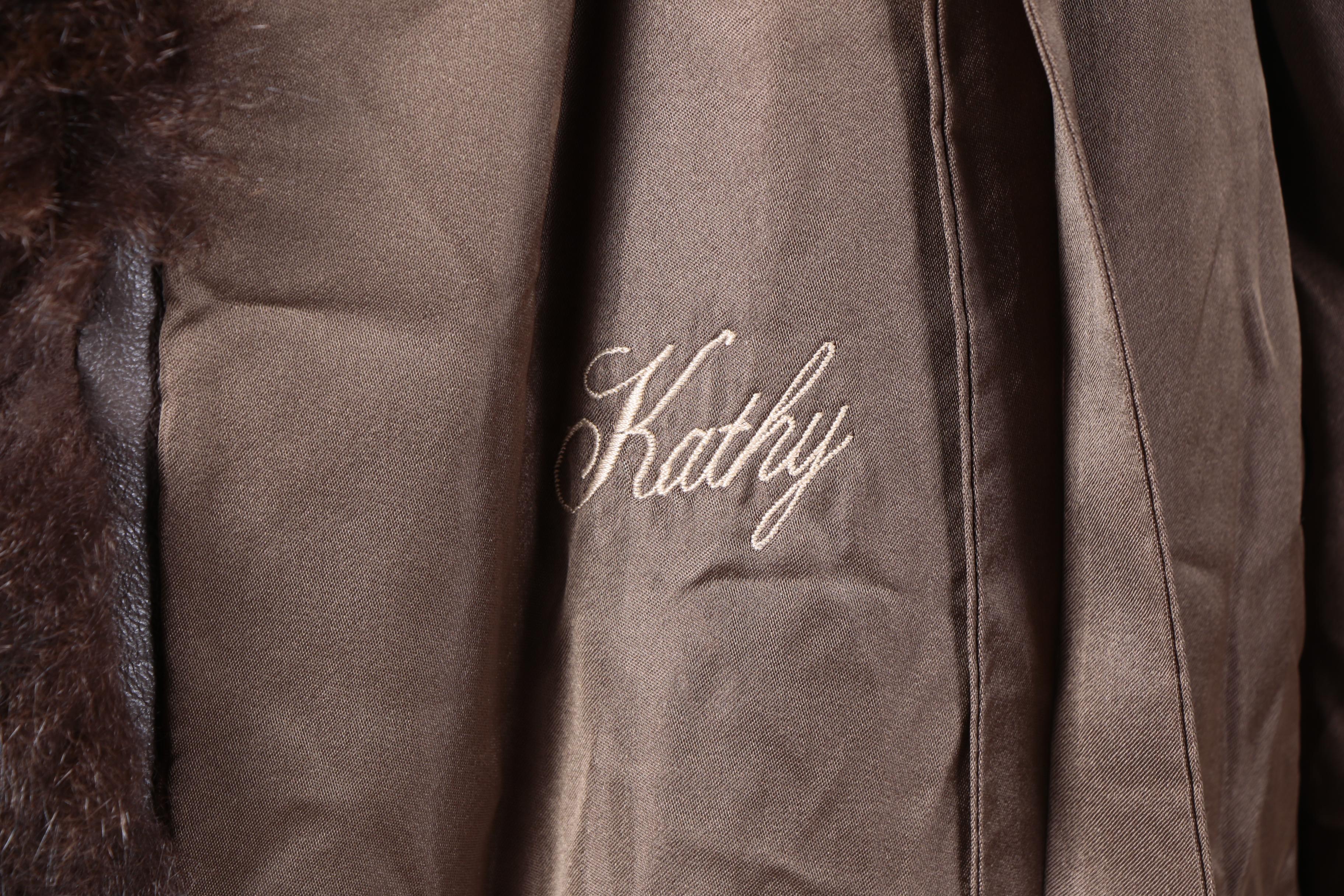 Vintage Flemington Furs Full-Length Beaver Fur Coat