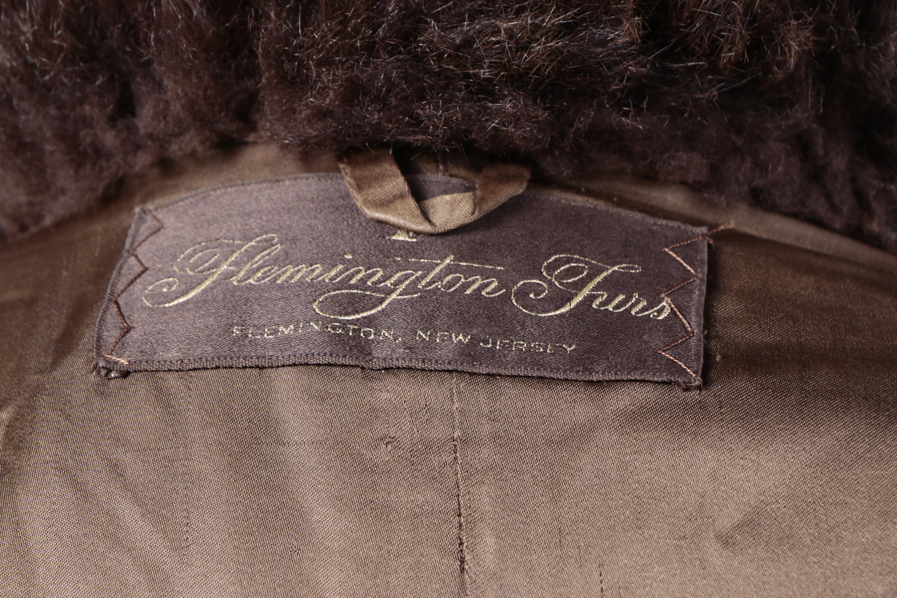 Vintage Flemington Furs Full-Length Beaver Fur Coat