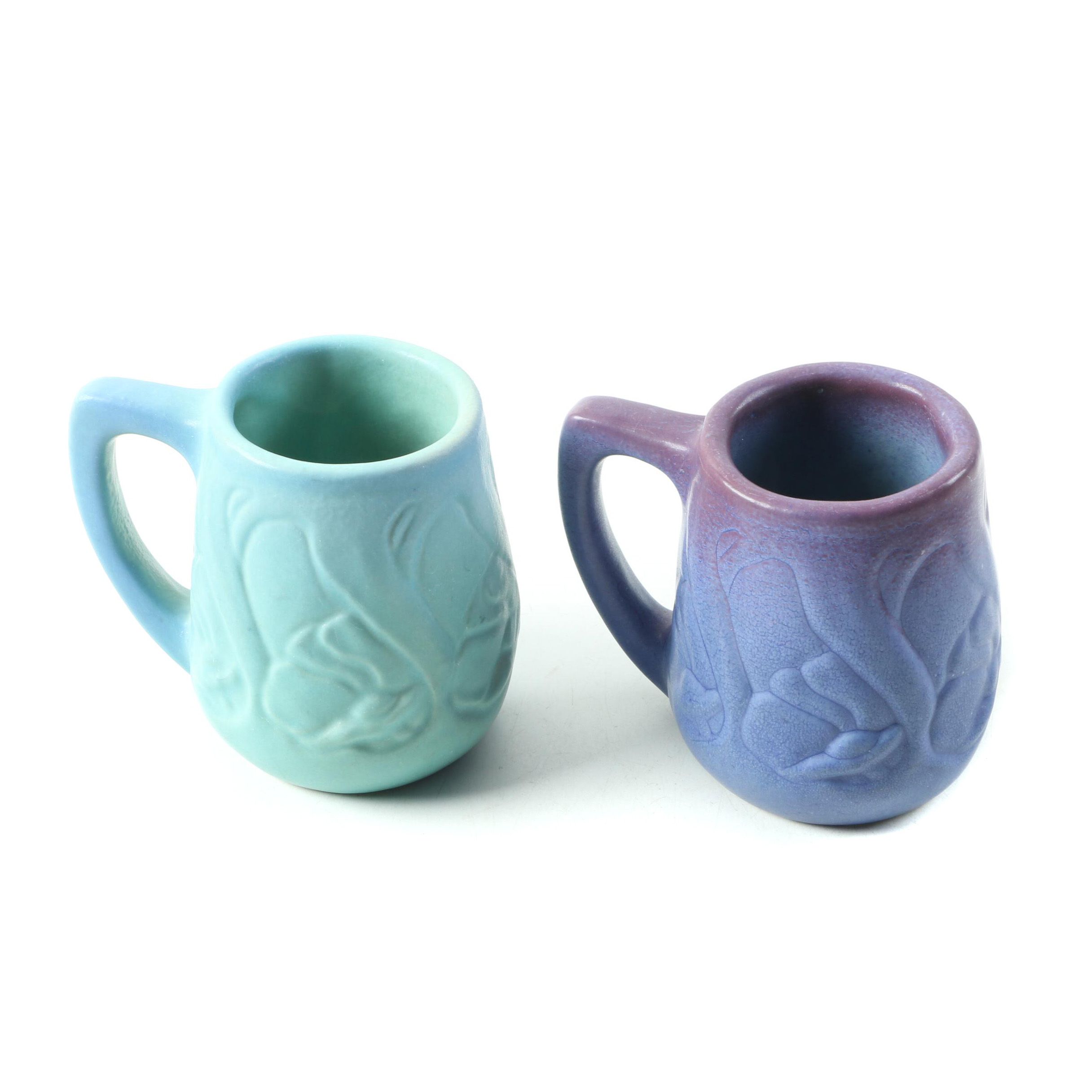 Contemporary Van Briggle Ceramic Coffee Mugs