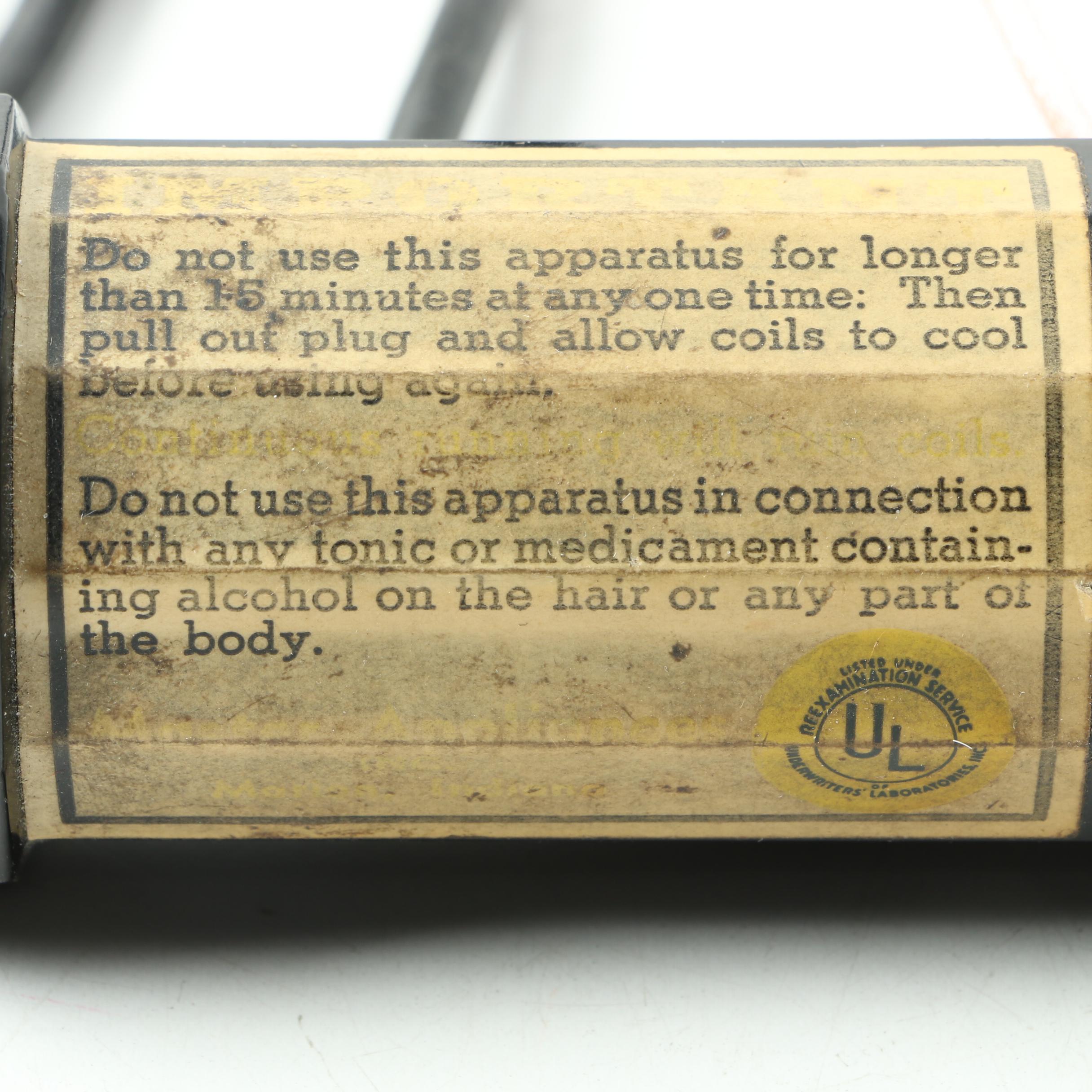 Vintage Master Violet Ray Electrical Treatment Wand