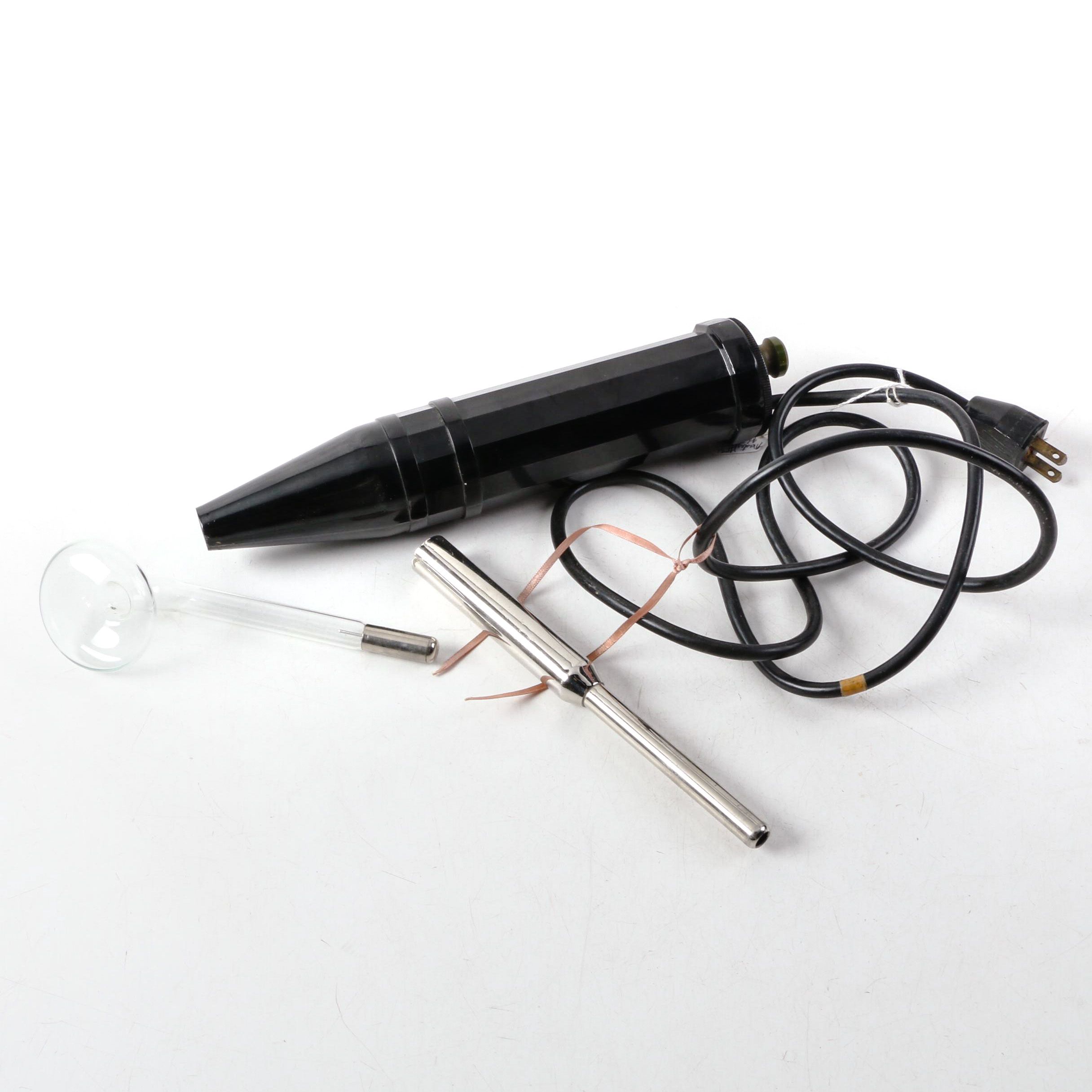 Vintage Master Violet Ray Electrical Treatment Wand
