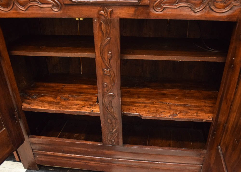 Antique French Provincial Fruitwood Buffet