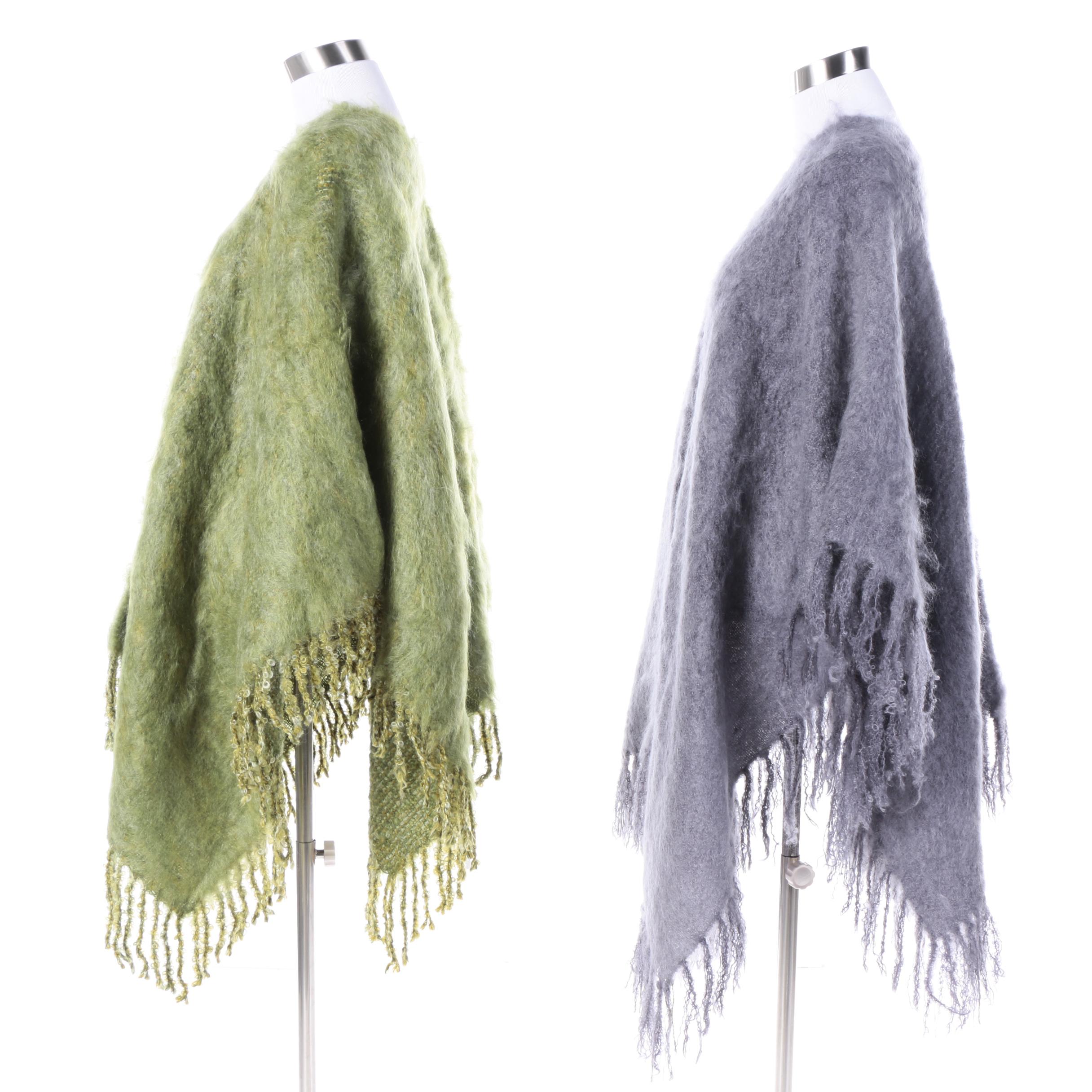 Baby Mo South Fine African Mohair Ponchos