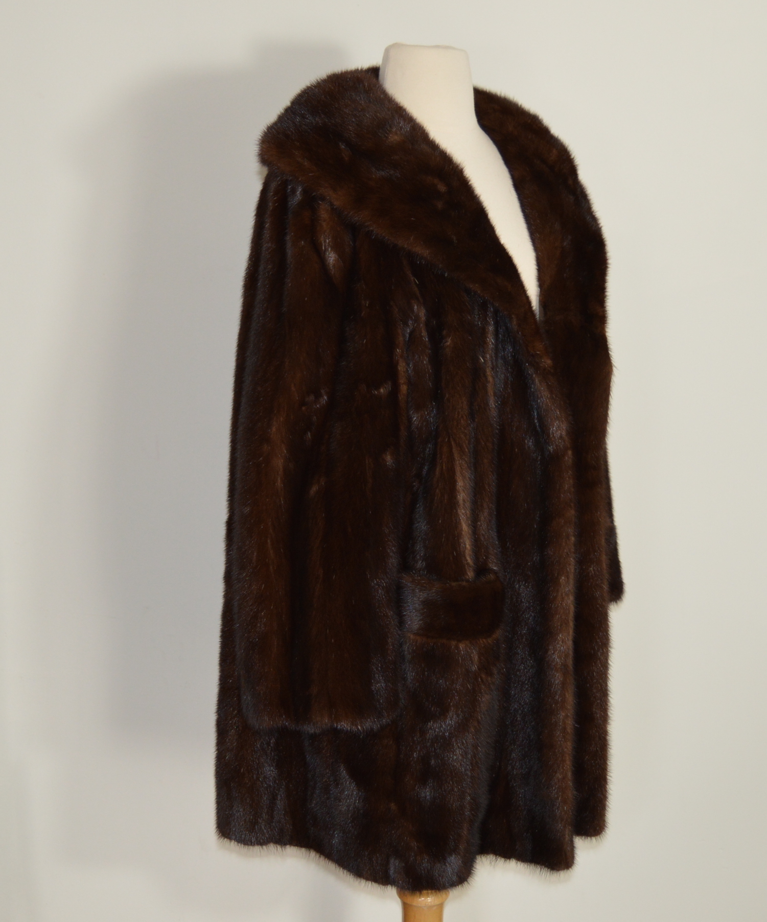 Vintage Circa 1960s Mink Fur Coat