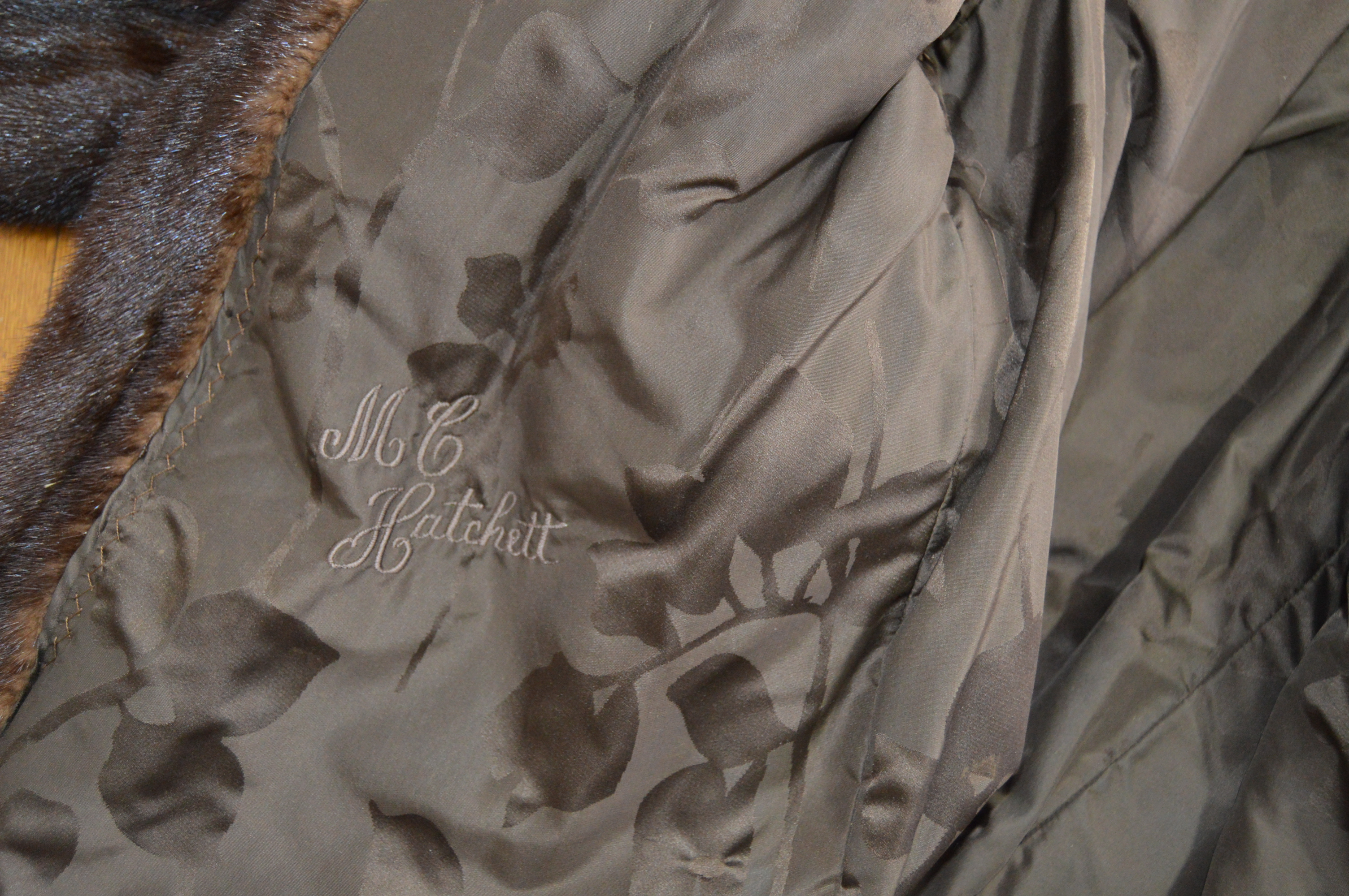 Vintage Circa 1960s Mink Fur Coat