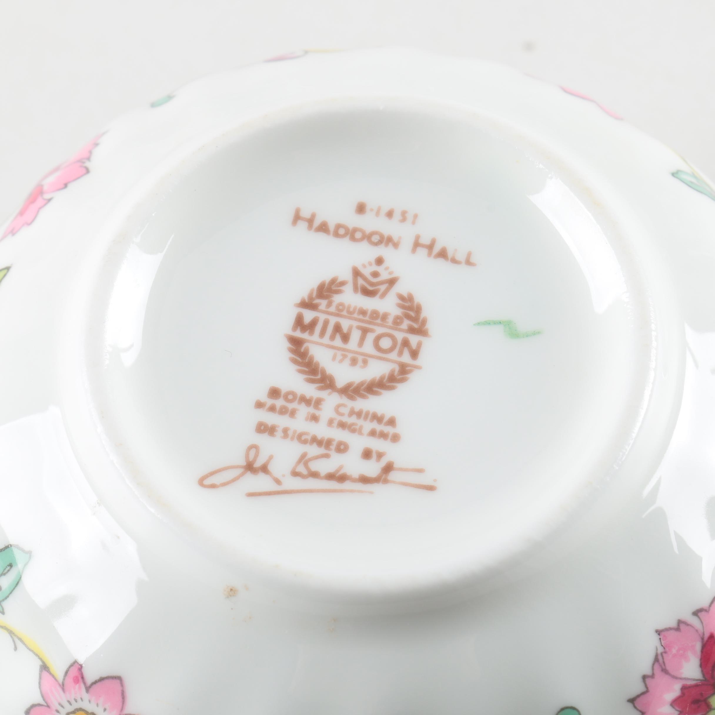 Minton "Haddon Hall" Bone China Tableware
