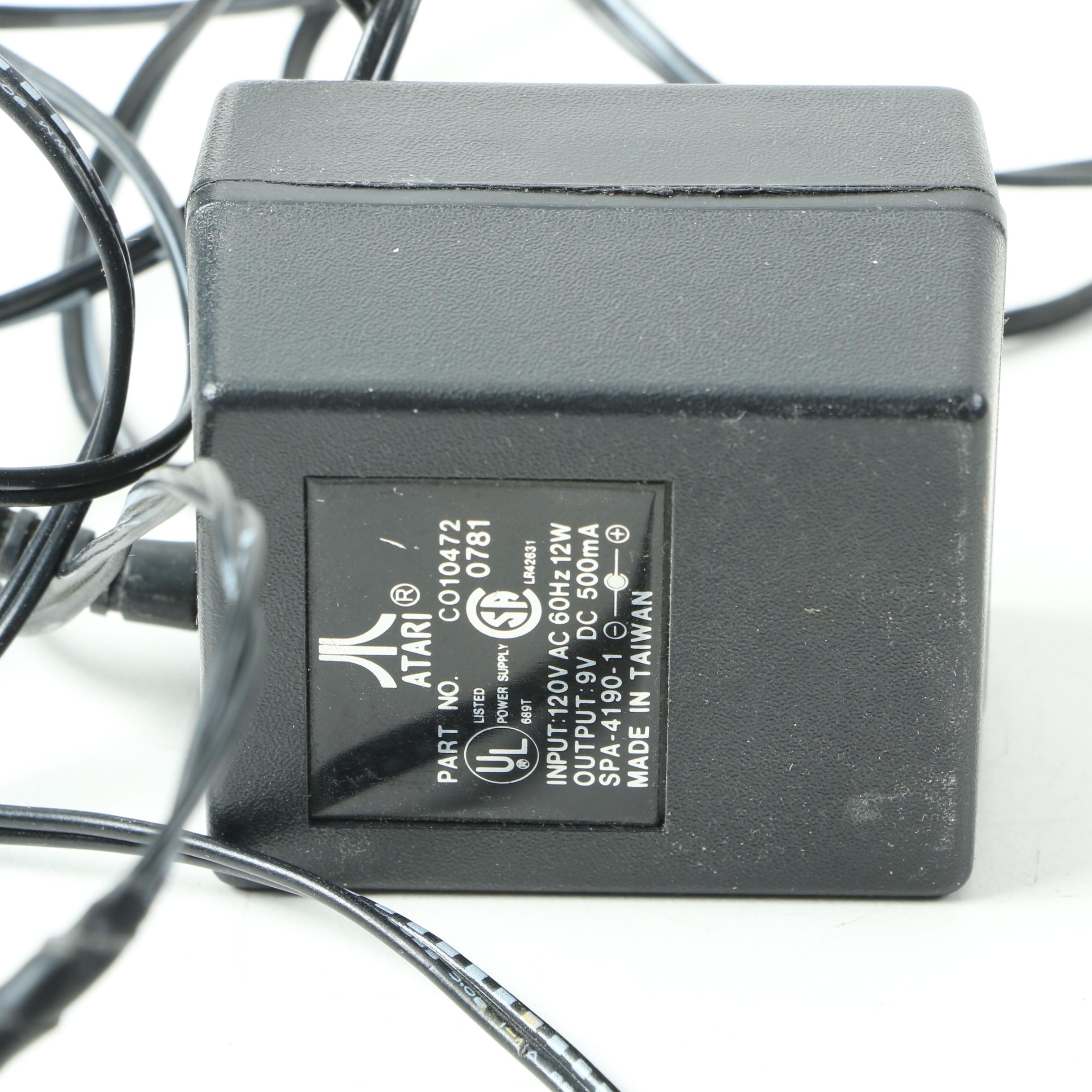 Atari 2600 Console with Games and Controllers