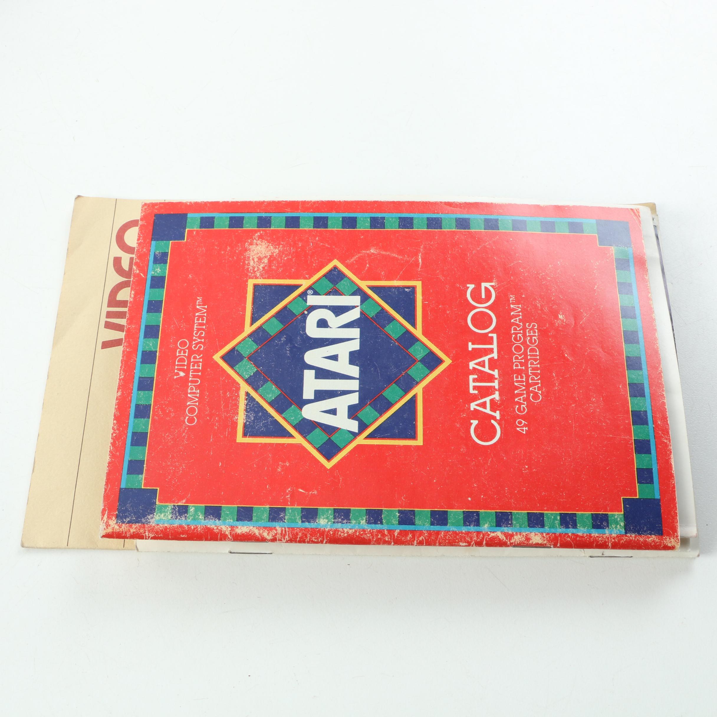 Atari 2600 Console with Games and Controllers