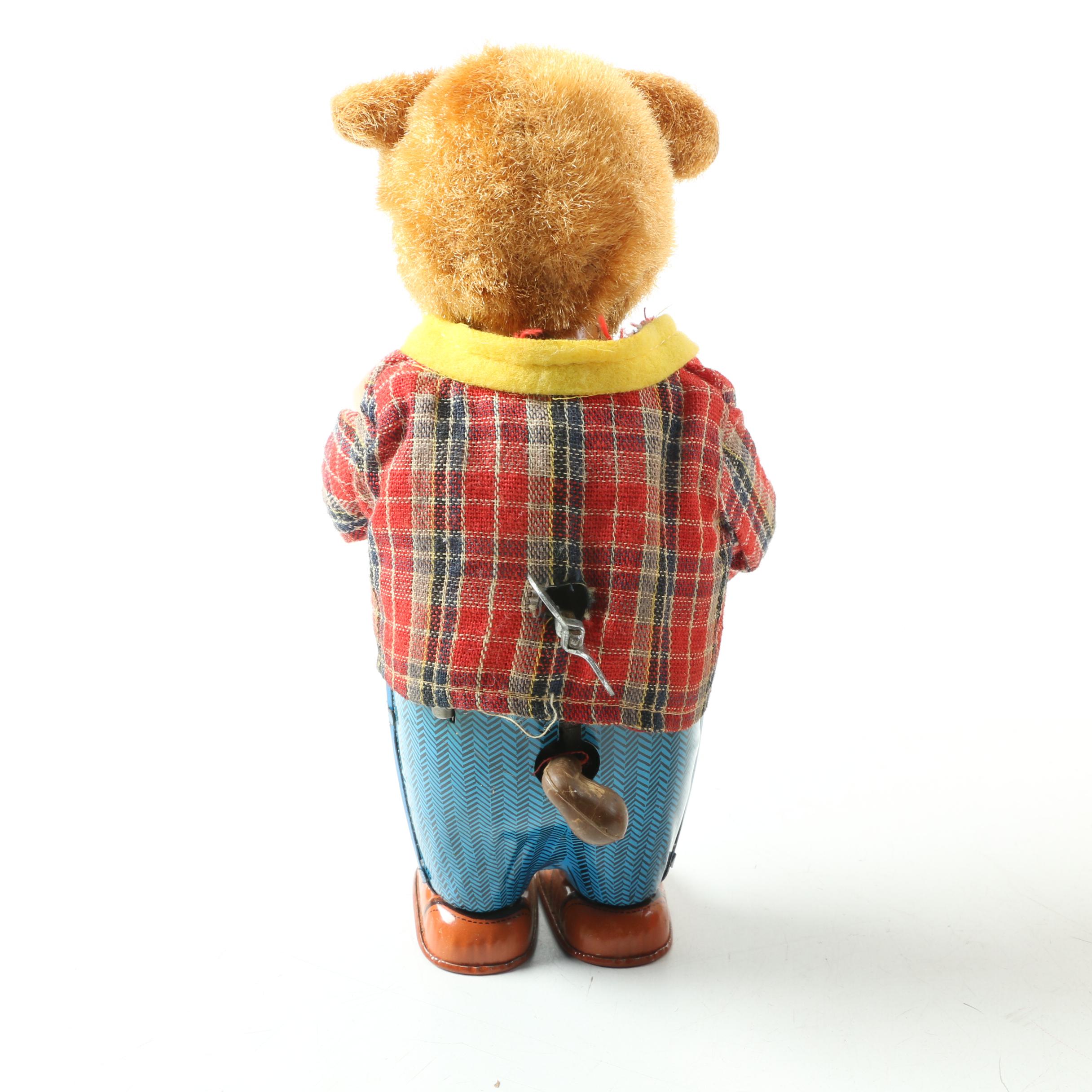 Mechanical Bear Toys Including "Hungry Wind-Up Cub"