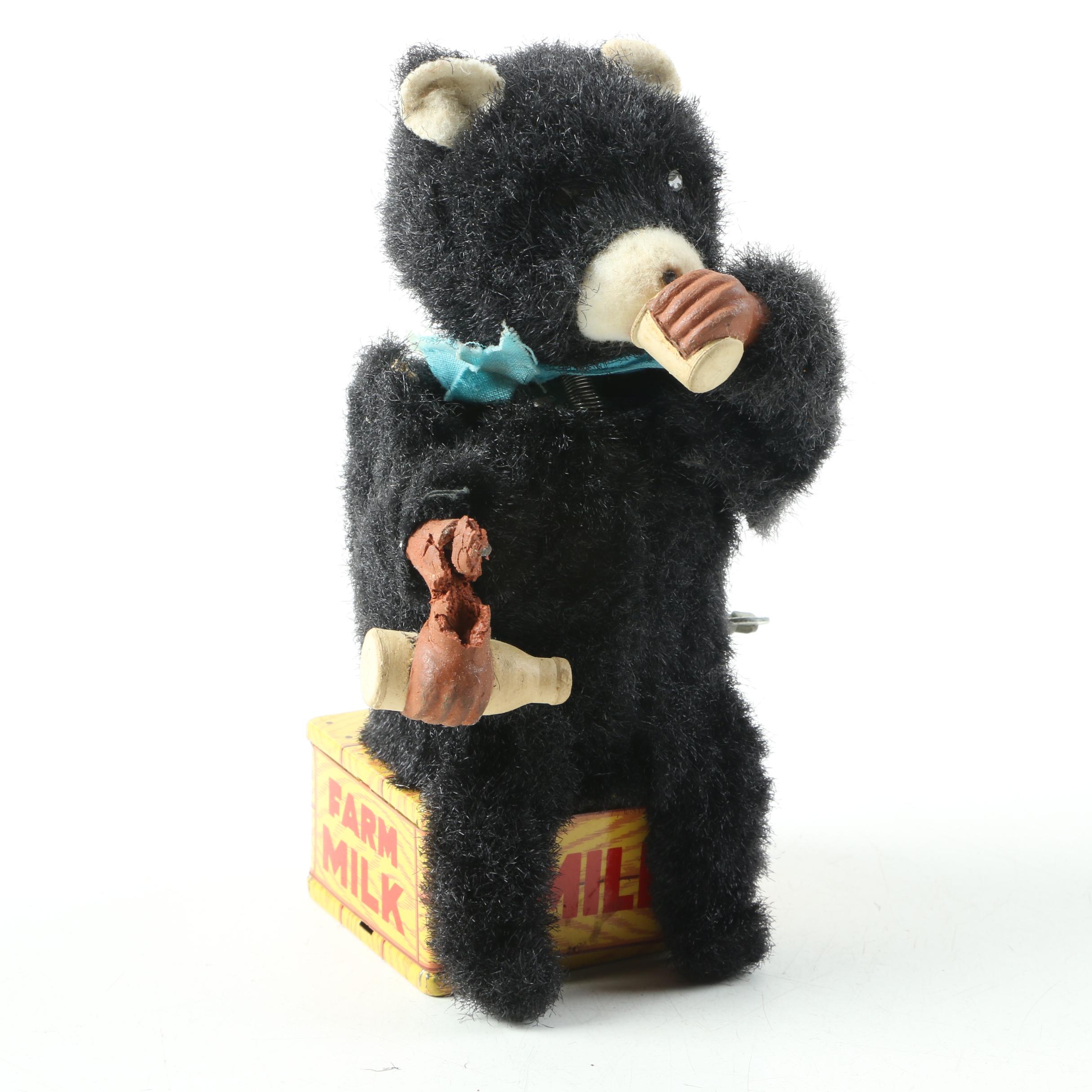 Mechanical Bear Toys Including "Hungry Wind-Up Cub"