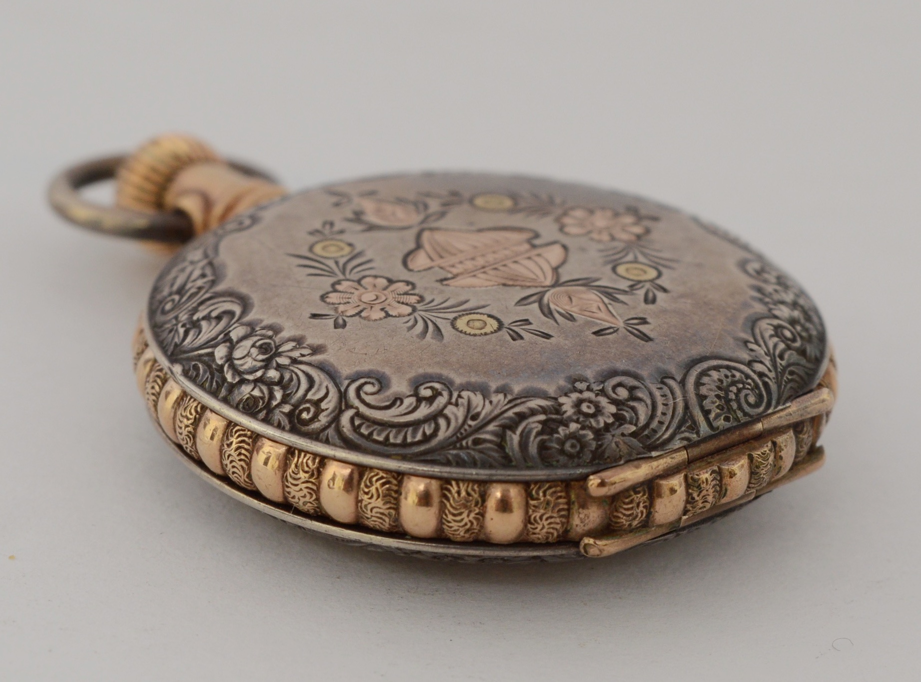 Waltham Coin Silver Pocket Watch