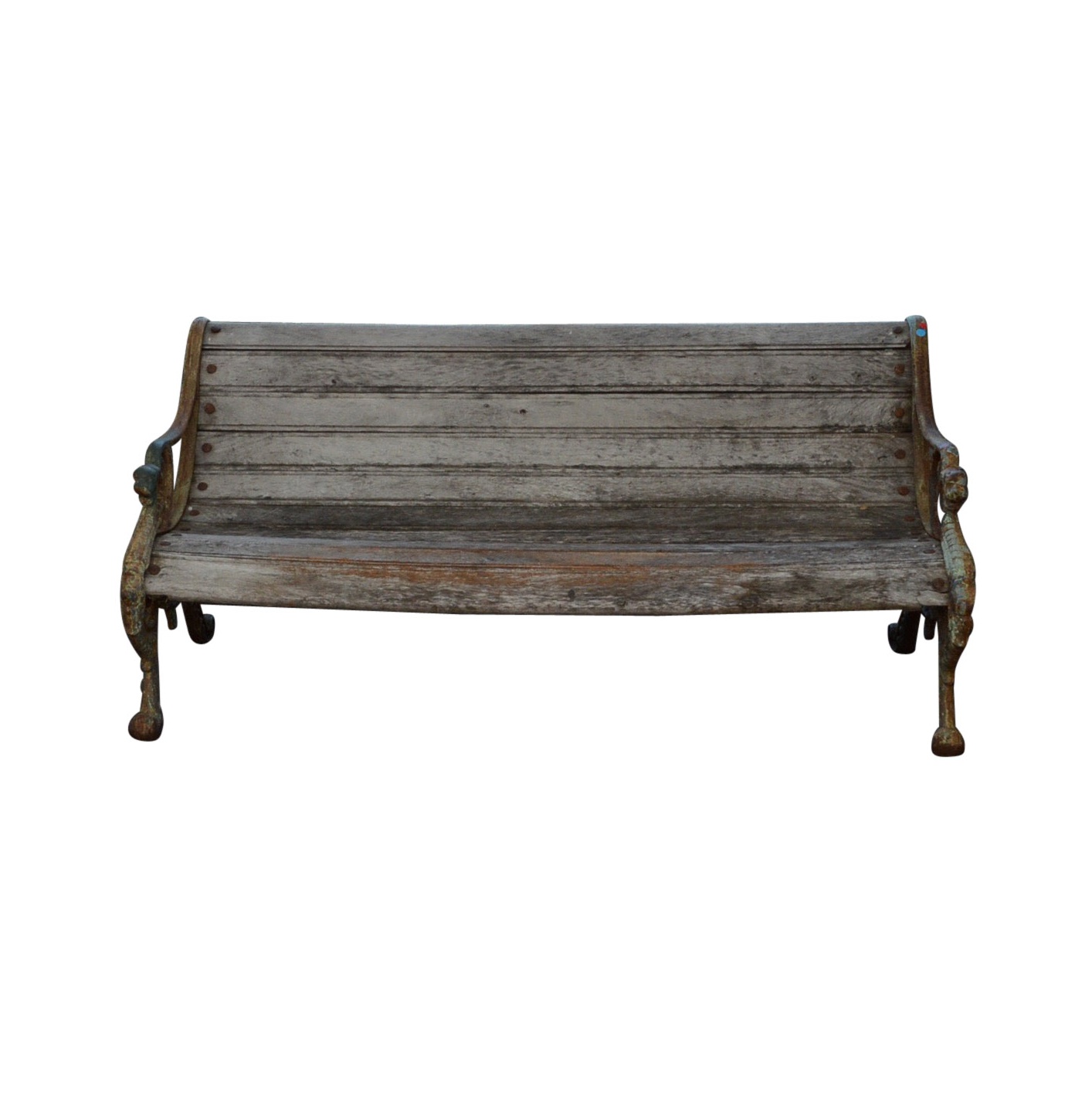 Antique New York City Park Bench