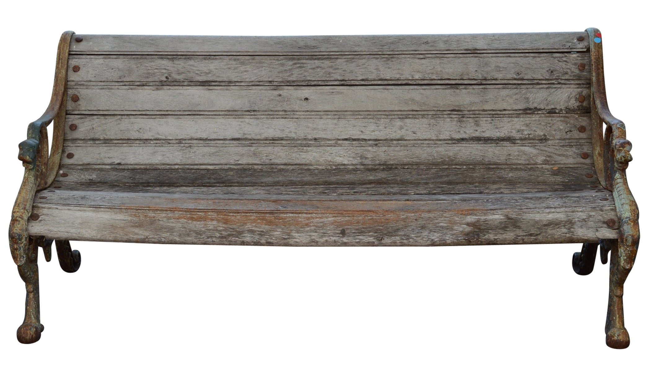 Antique New York City Park Bench