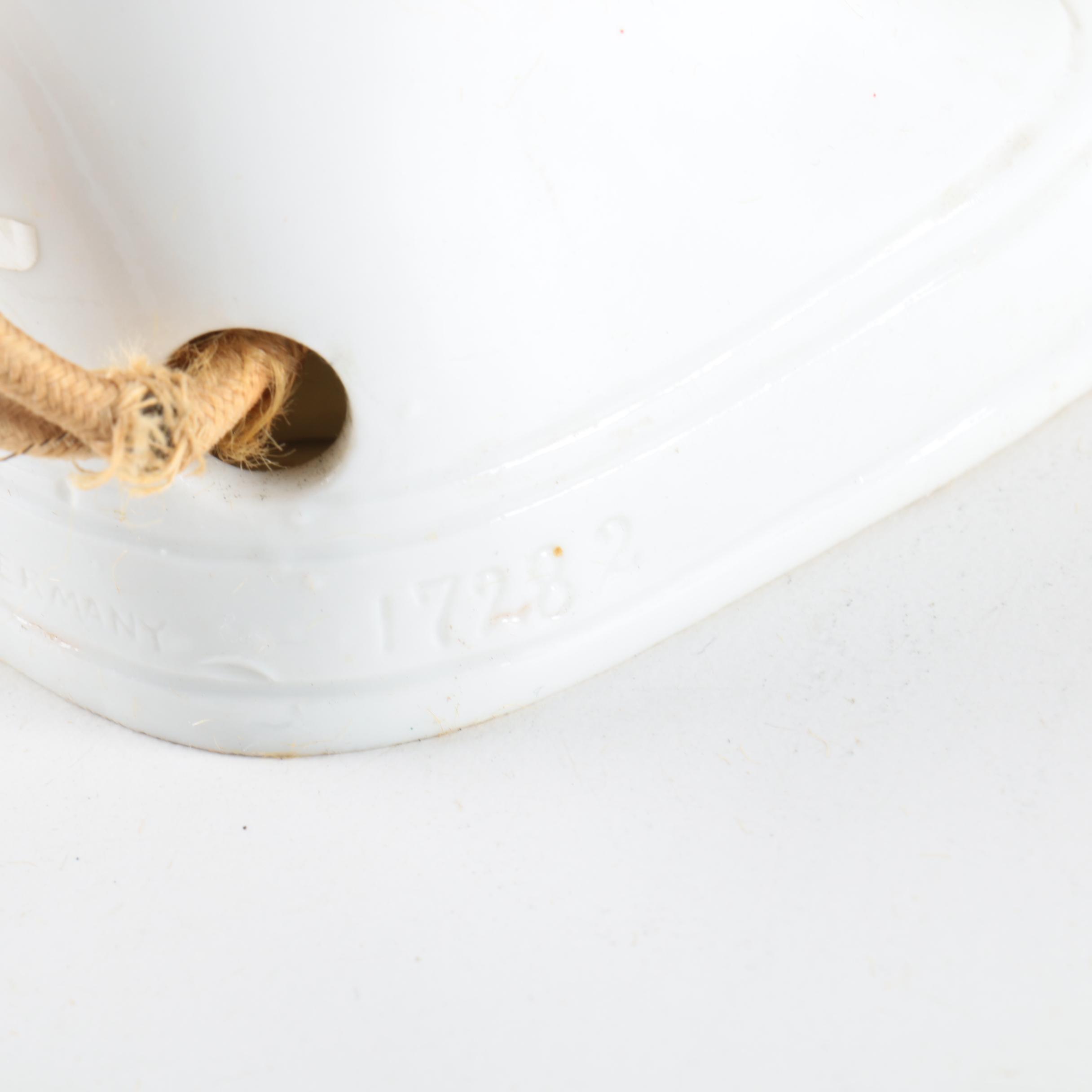 Dresden Style Porcelain Figurine Lamp