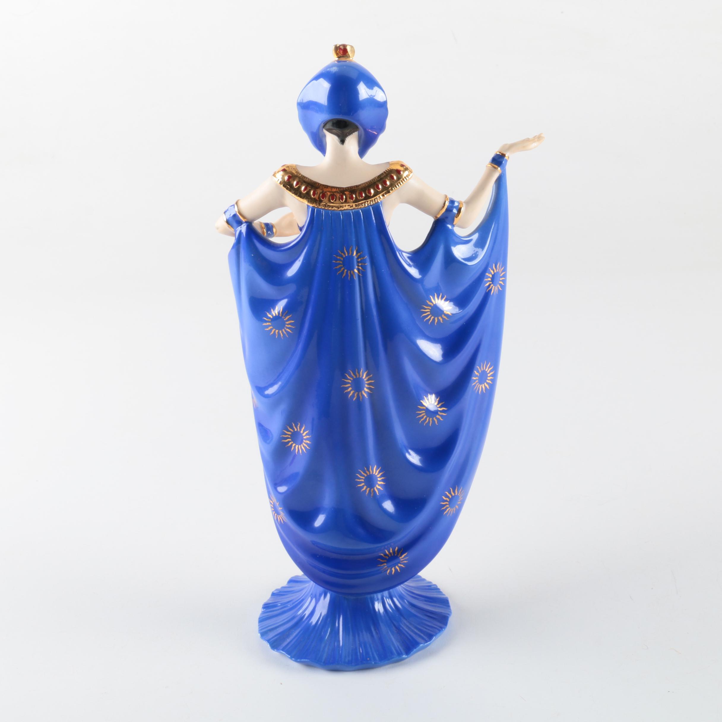 Power Franklin Mint Egyptian Goddess Porcelain Figurine