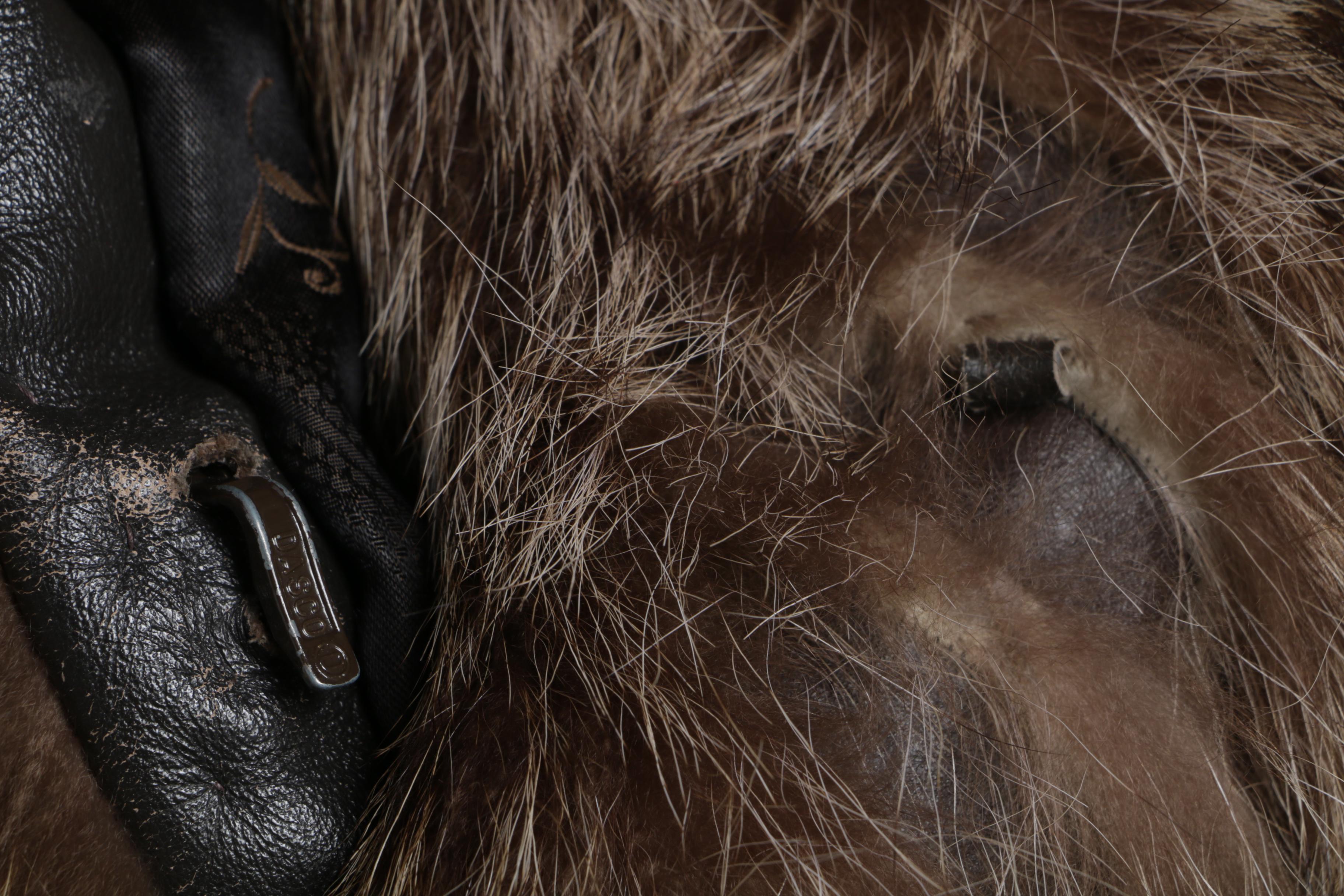 Women's Vintage Traeger Raccoon Fur Coat