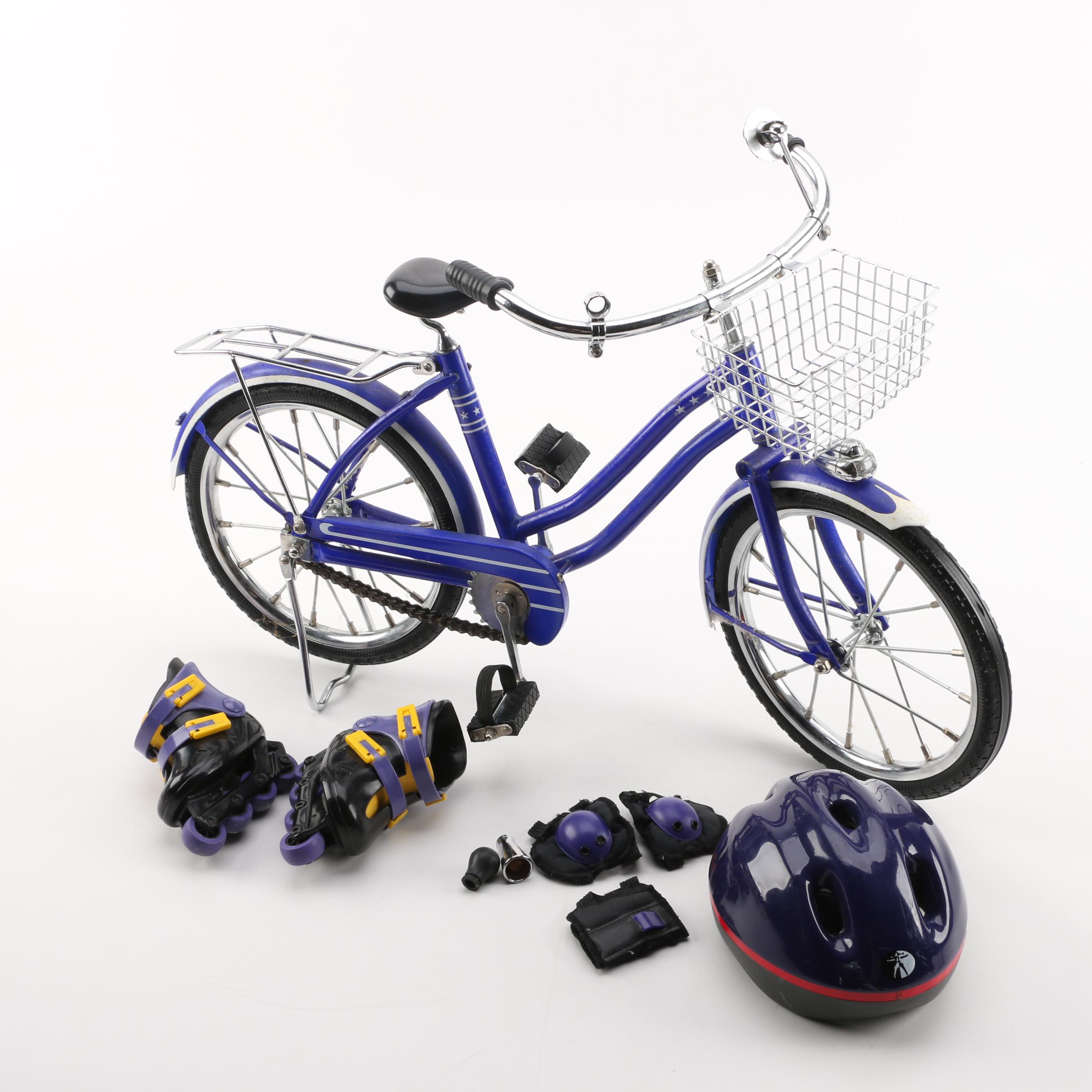 American Girl "Molly's Bike" and "In-line Gear" Accessories