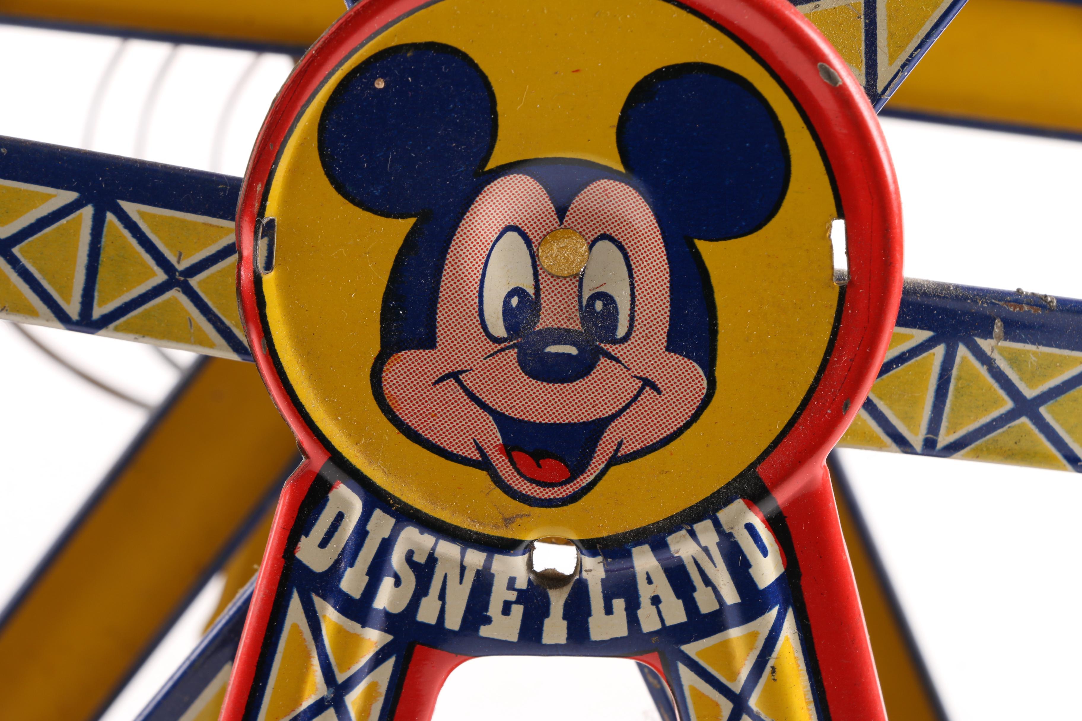1950s Disney Land Tin Litho Ferris Wheels by J. Chein & Co.