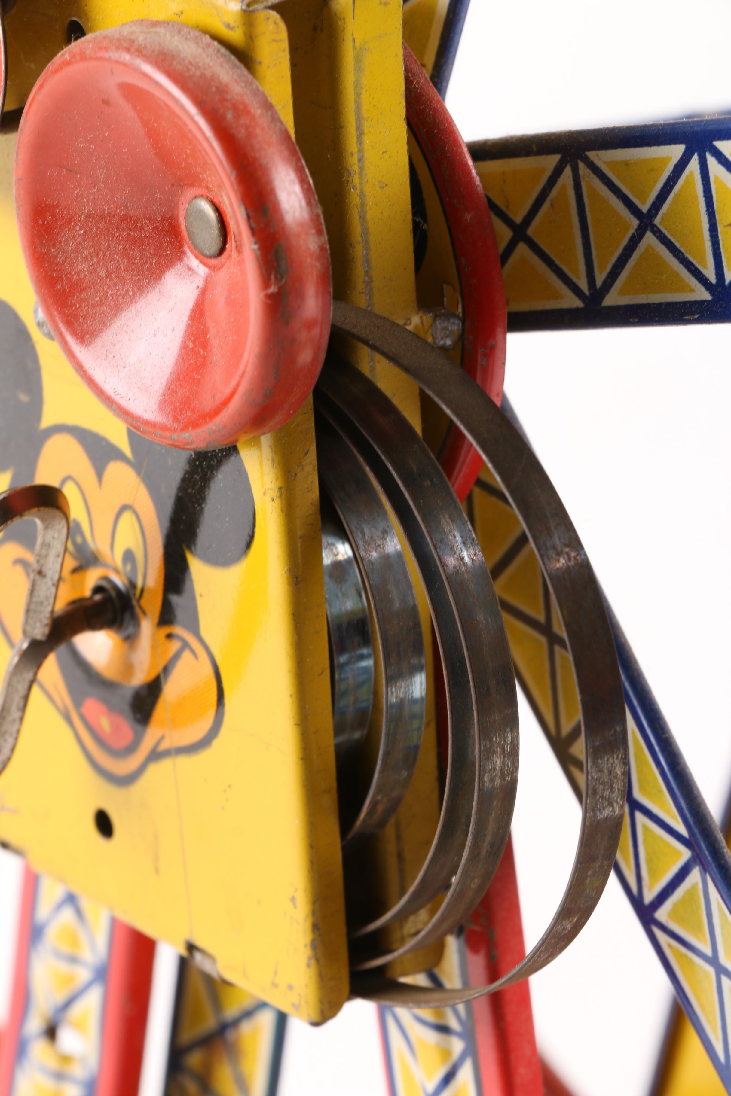 1950s Disney Land Tin Litho Ferris Wheels by J. Chein & Co.