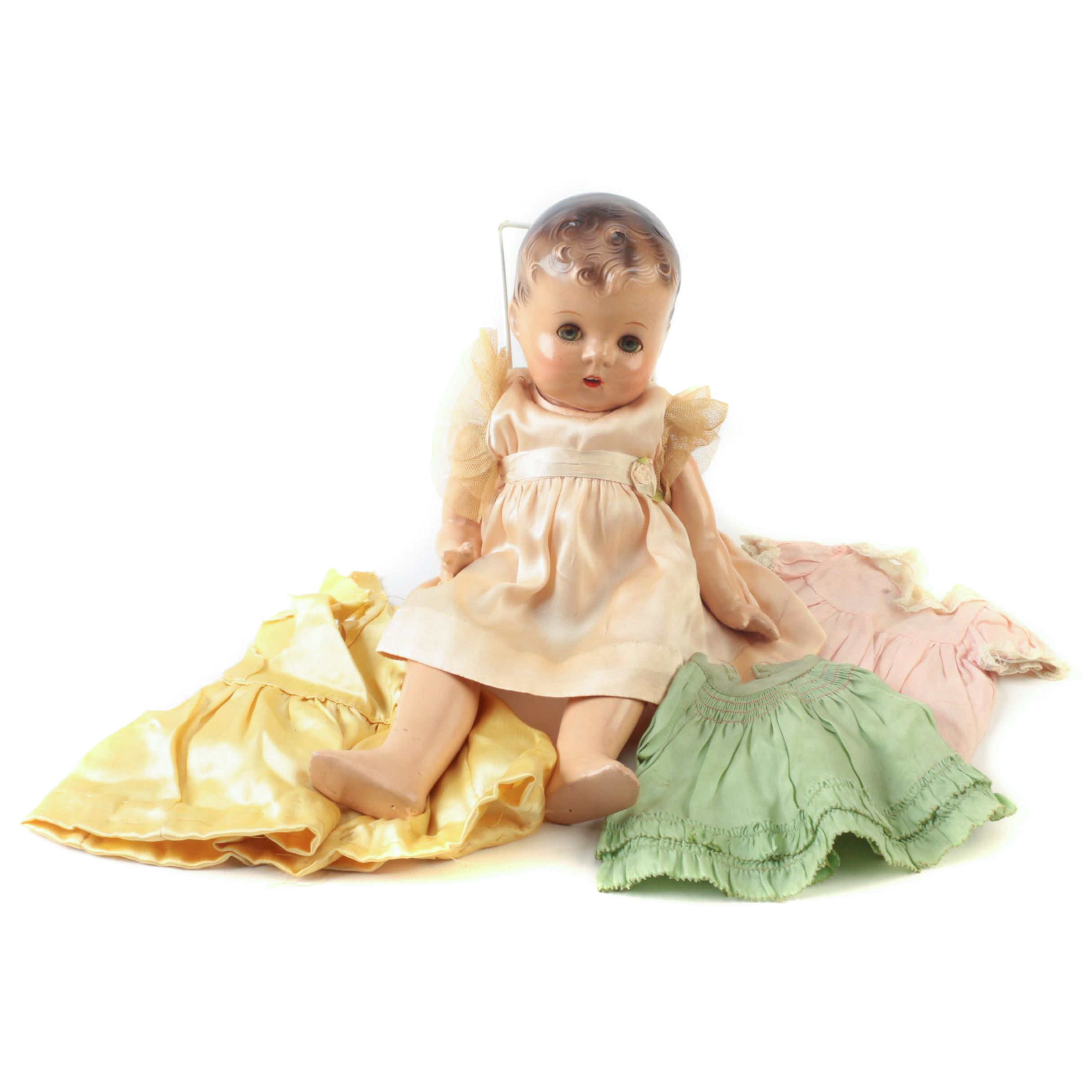 Circa 1940s Effanbee "Patsy" Composition Baby Doll