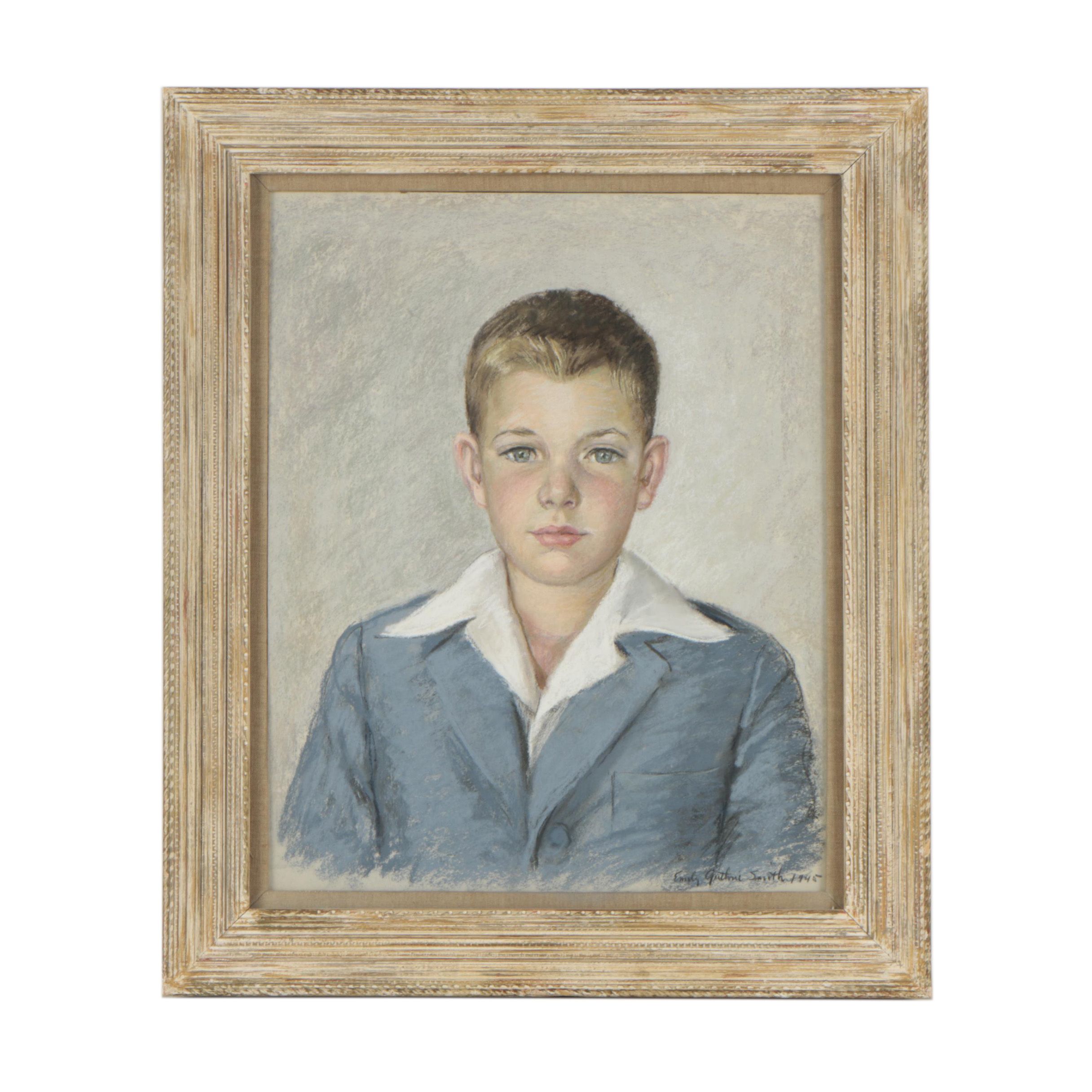 Emily Guthrie Smith Pastel Portrait Drawing