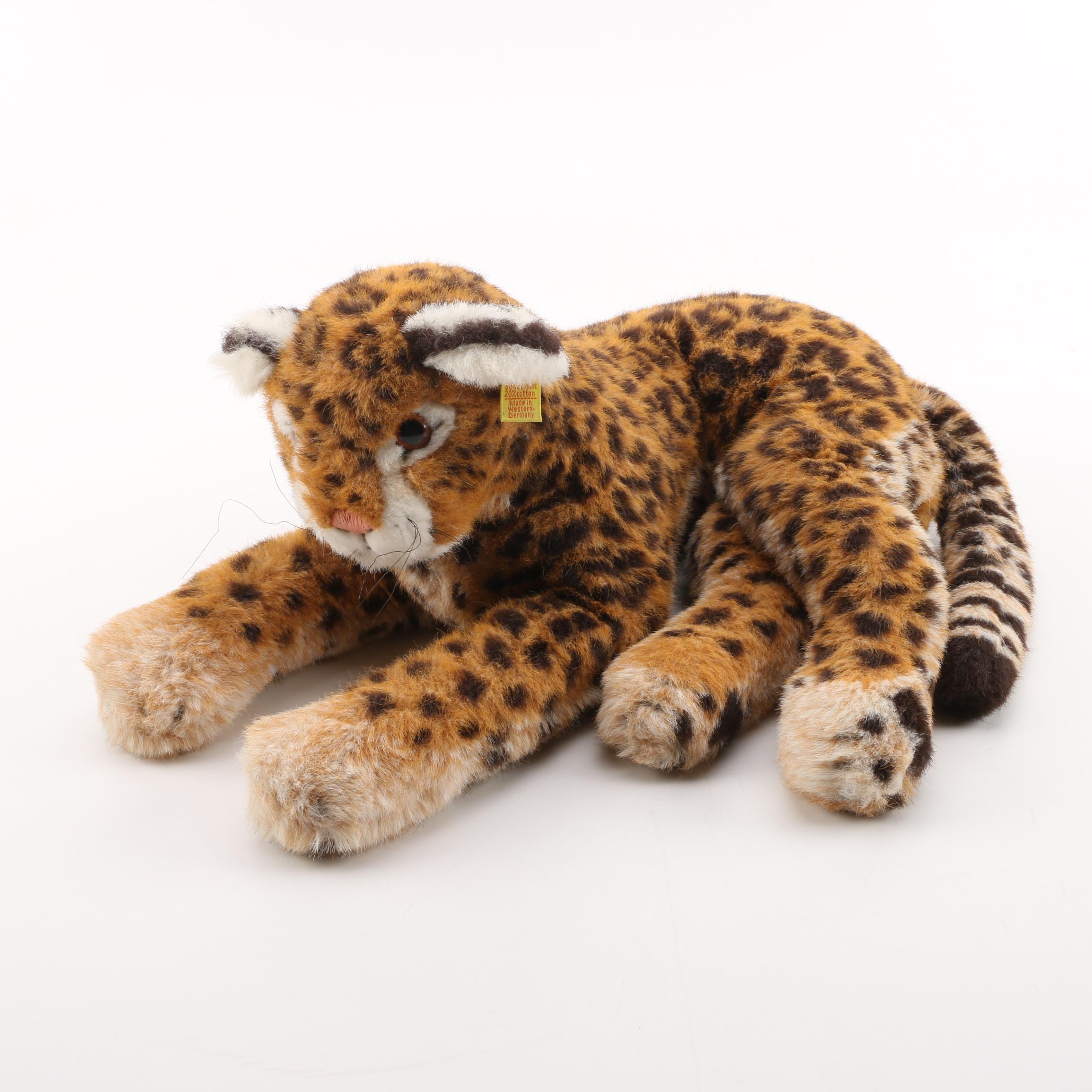 Vintage Steiff Plush Leopard