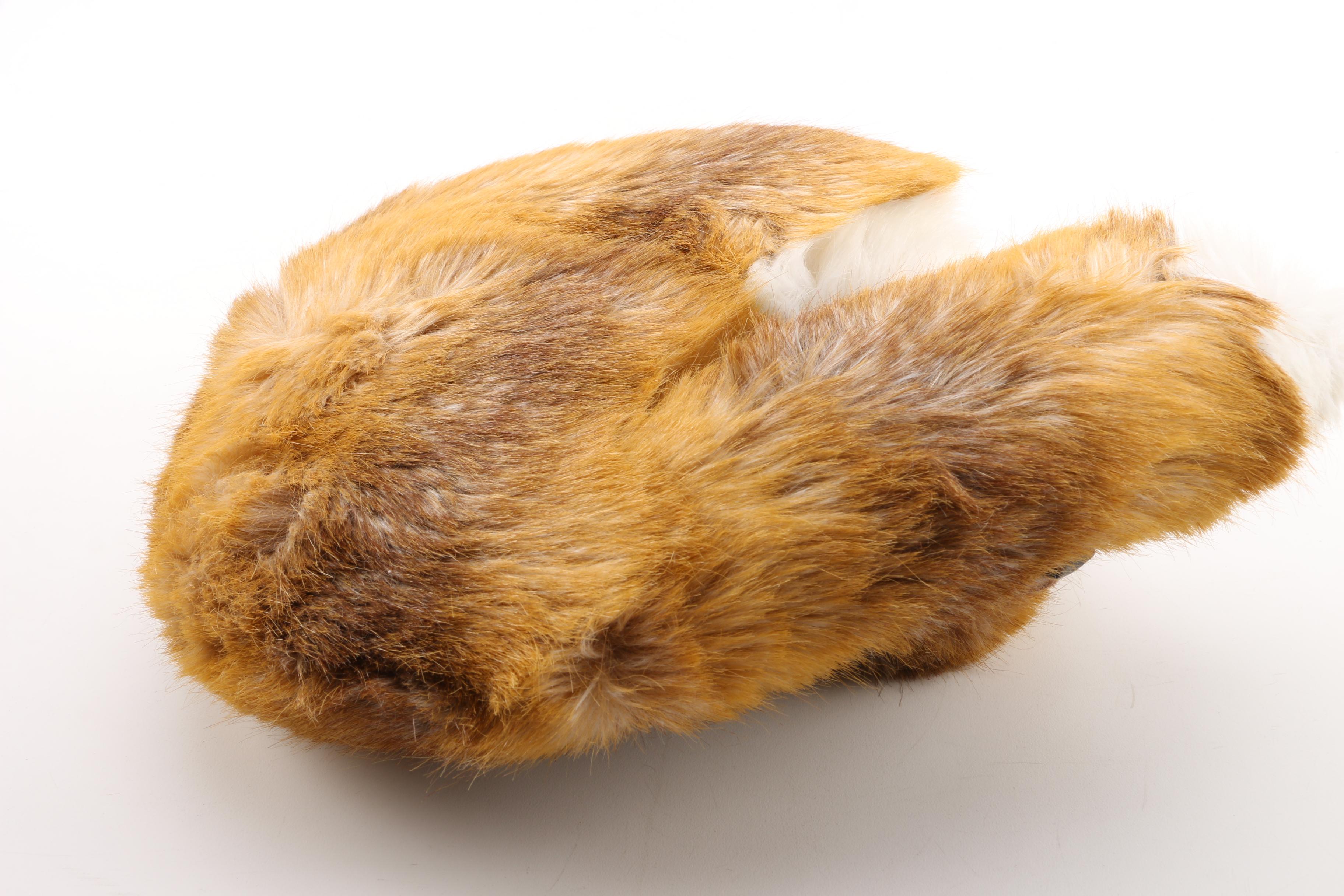 Steiff "Xorry" and "Fuzzy" Plush Foxes