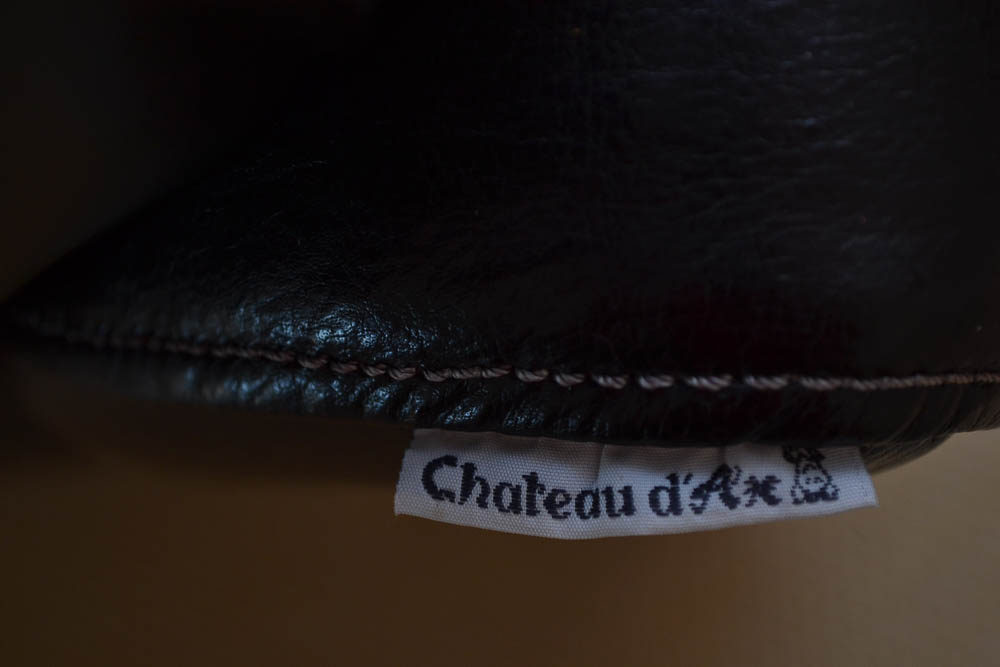Leather Club Chair by Chateau d'Ax