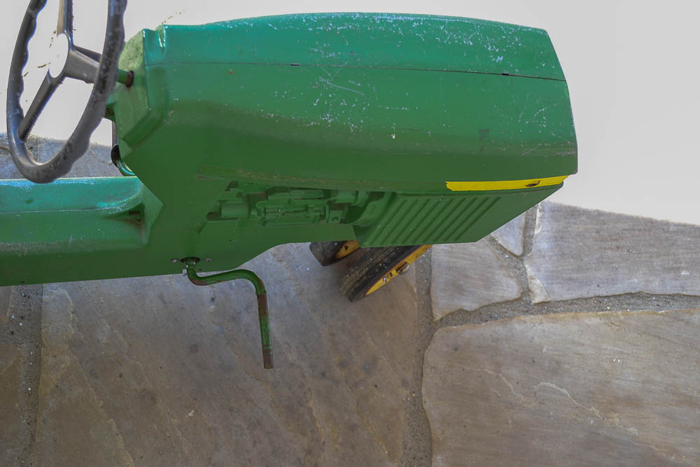 Vintage John Deere Pedal Tractor and Trailer