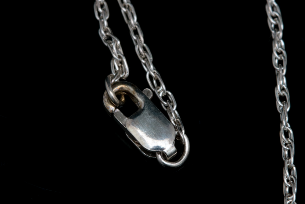Sterling Silver "Kiss" Pendant with Chain
