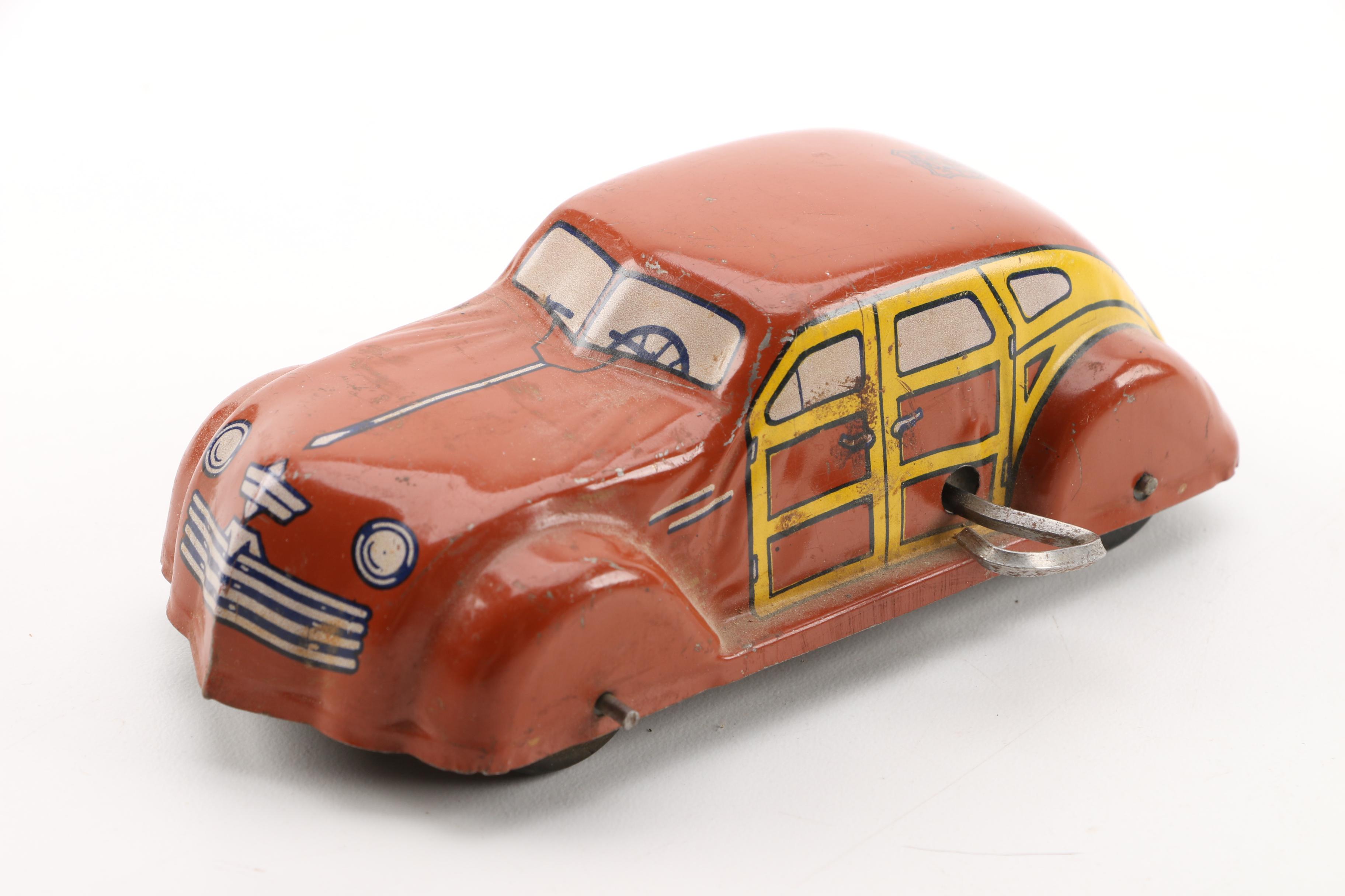 Vintage Tin Litho and Die-Cast Cars