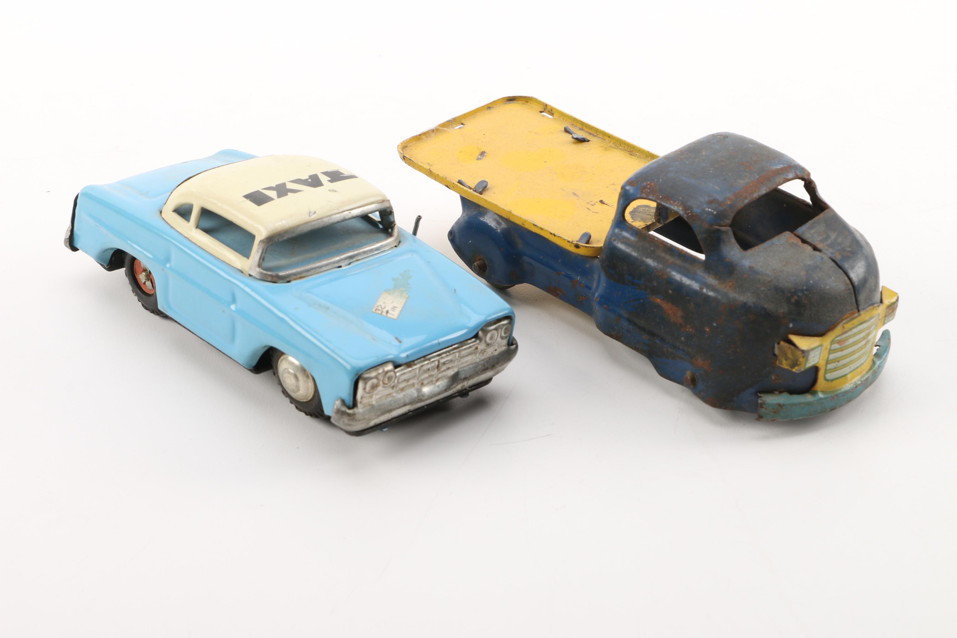 Vintage Tin Litho and Die-Cast Cars