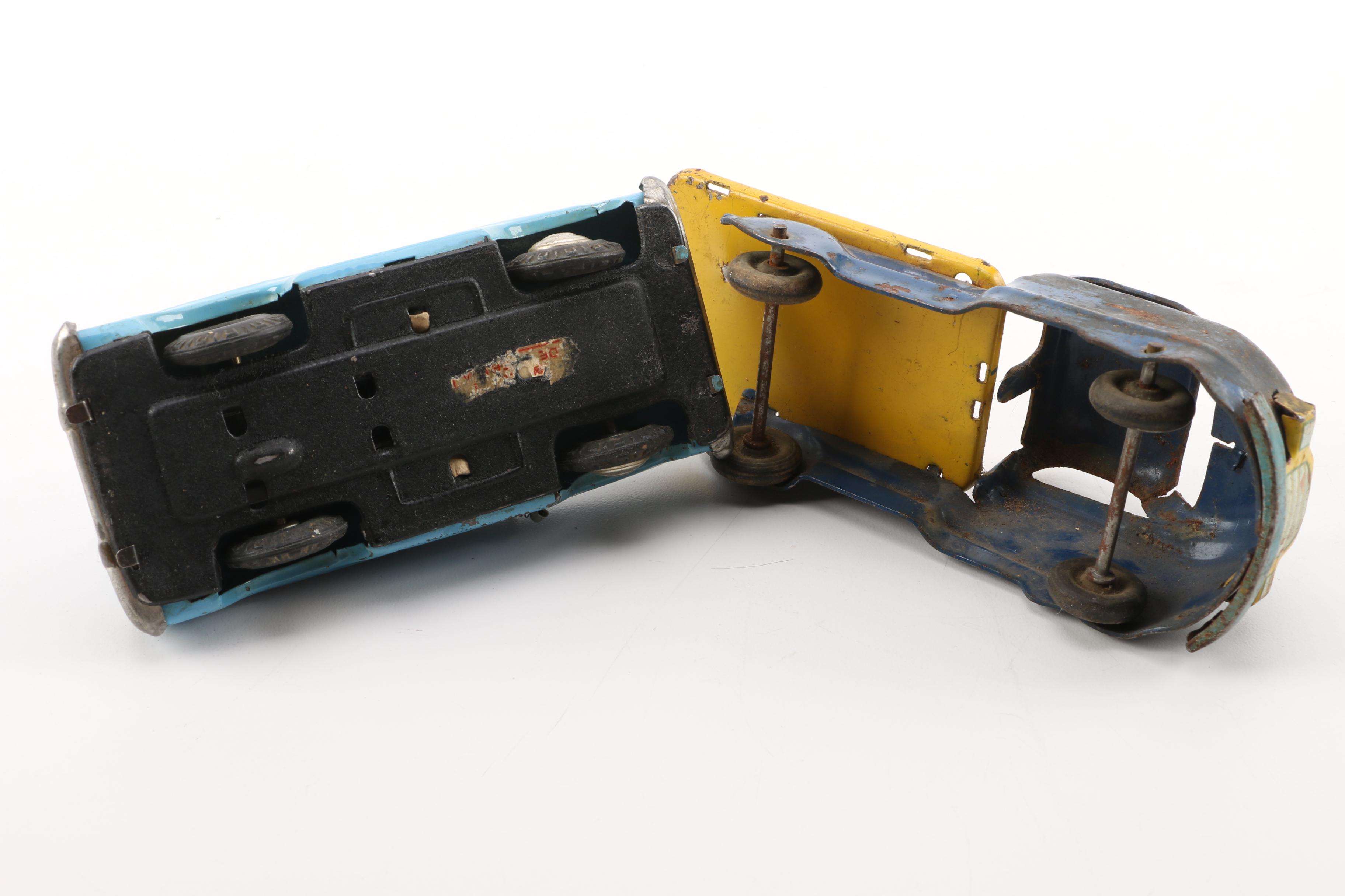 Vintage Tin Litho and Die-Cast Cars