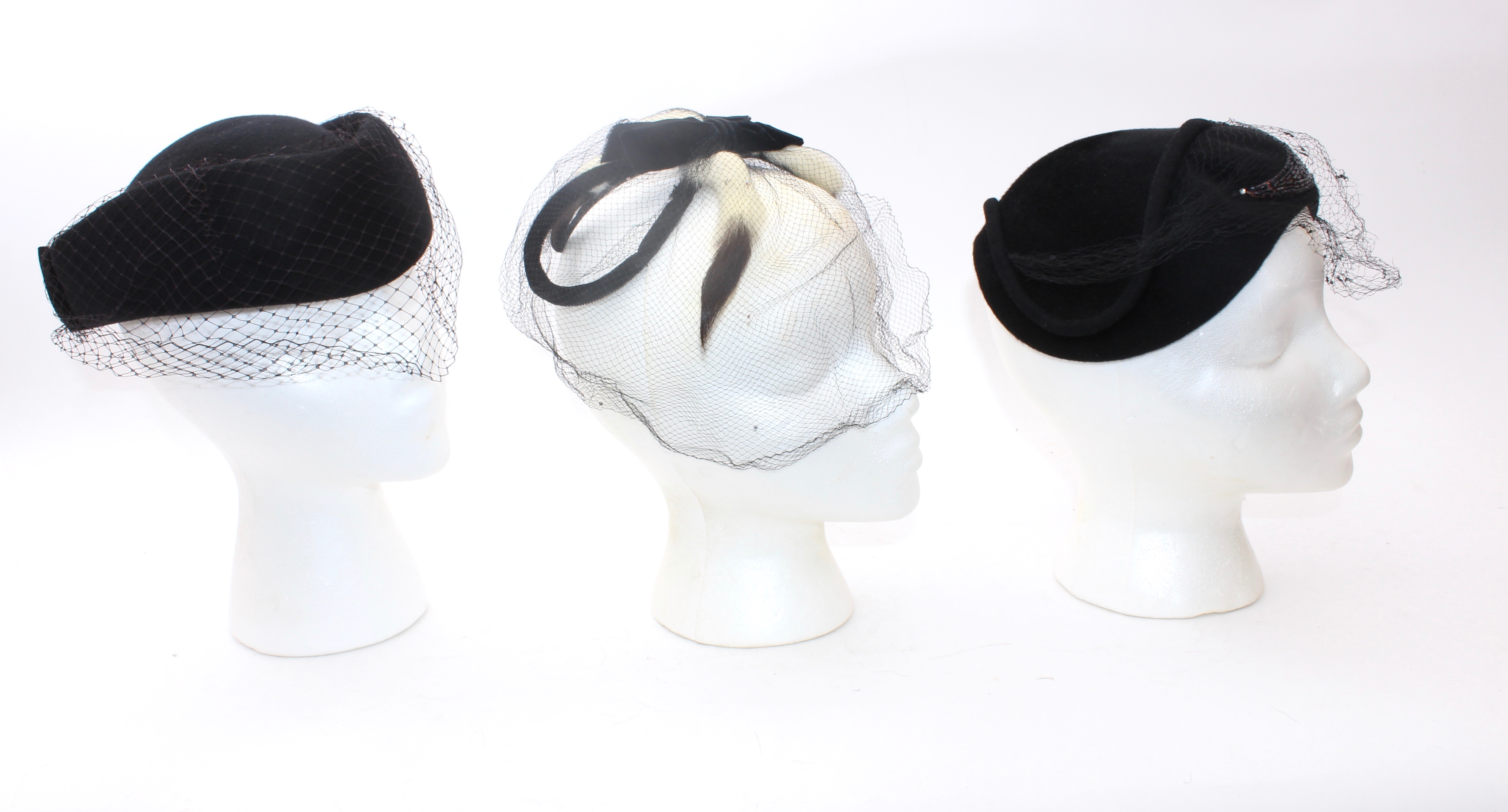 Vintage 1960s Pill Hats and Fascinators