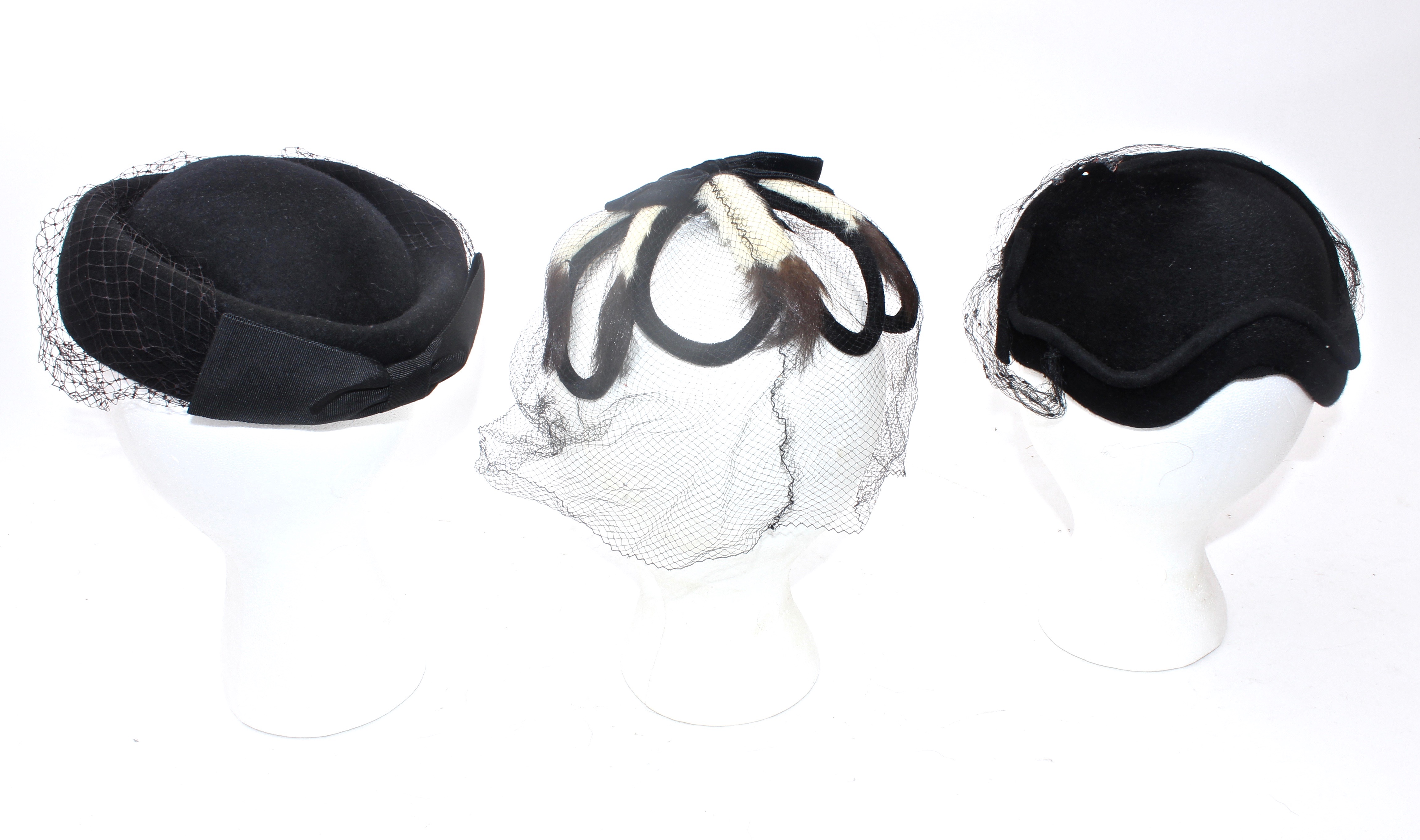 Vintage 1960s Pill Hats and Fascinators