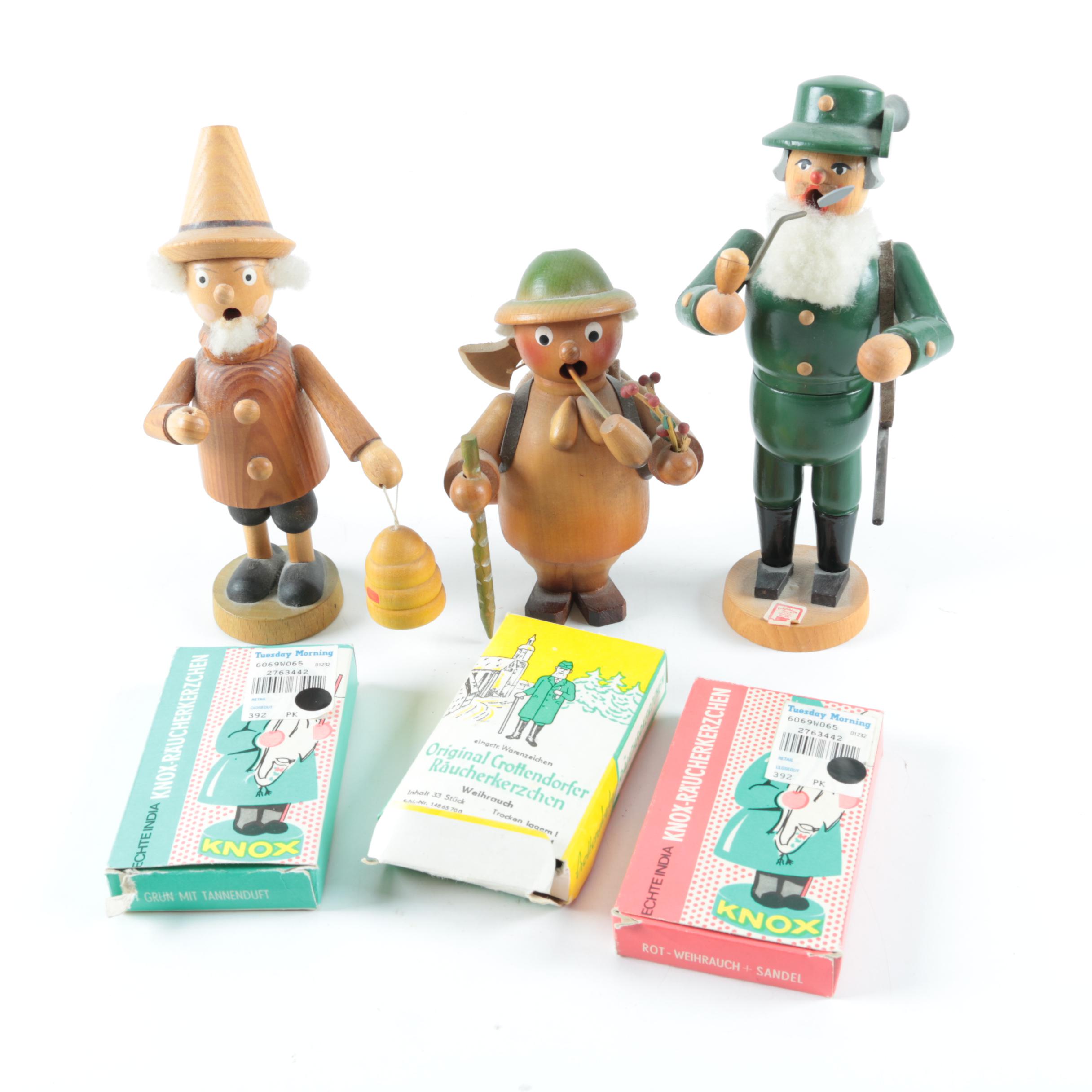 Incense and German Wooden Smokers