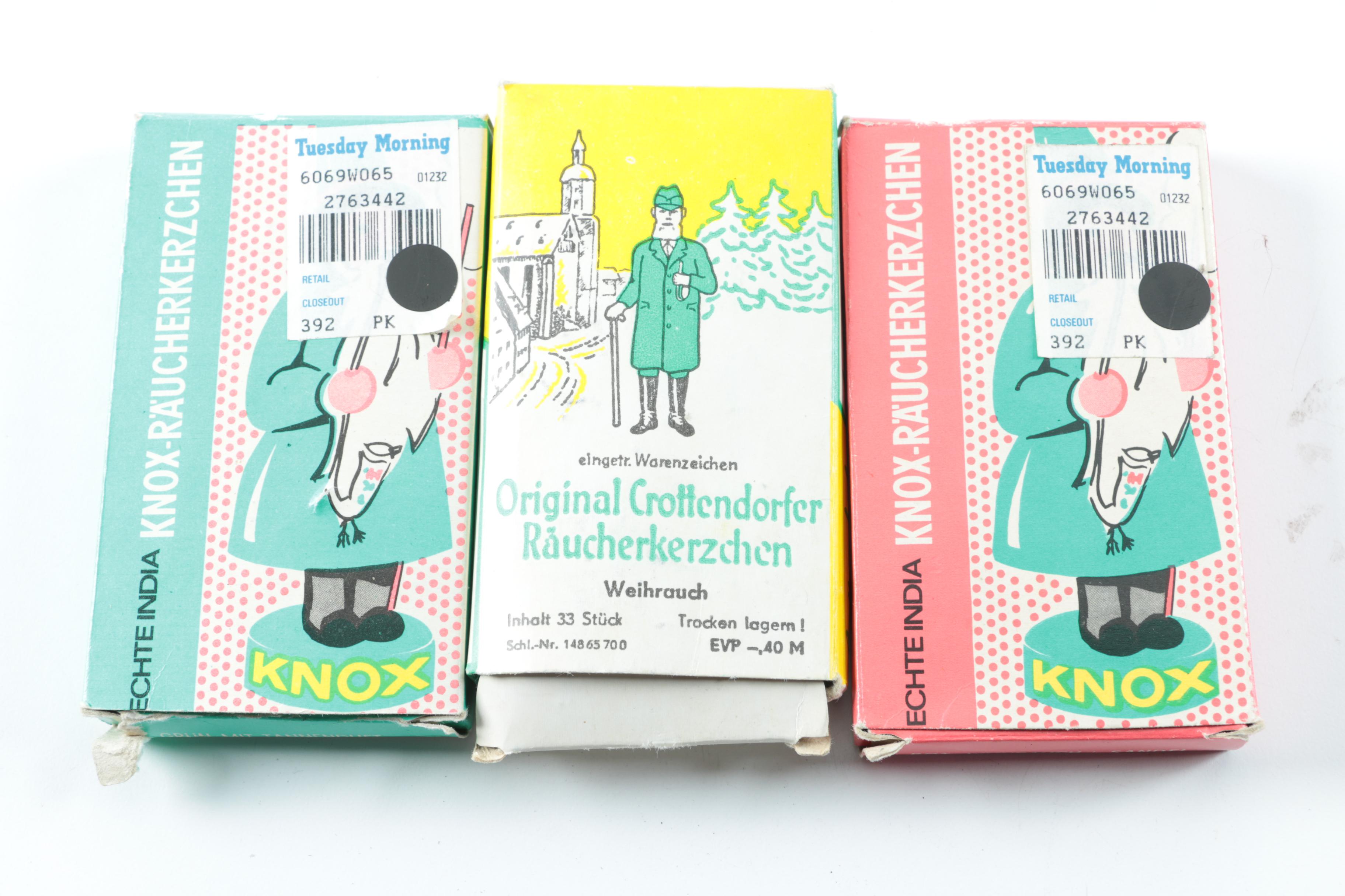 Incense and German Wooden Smokers