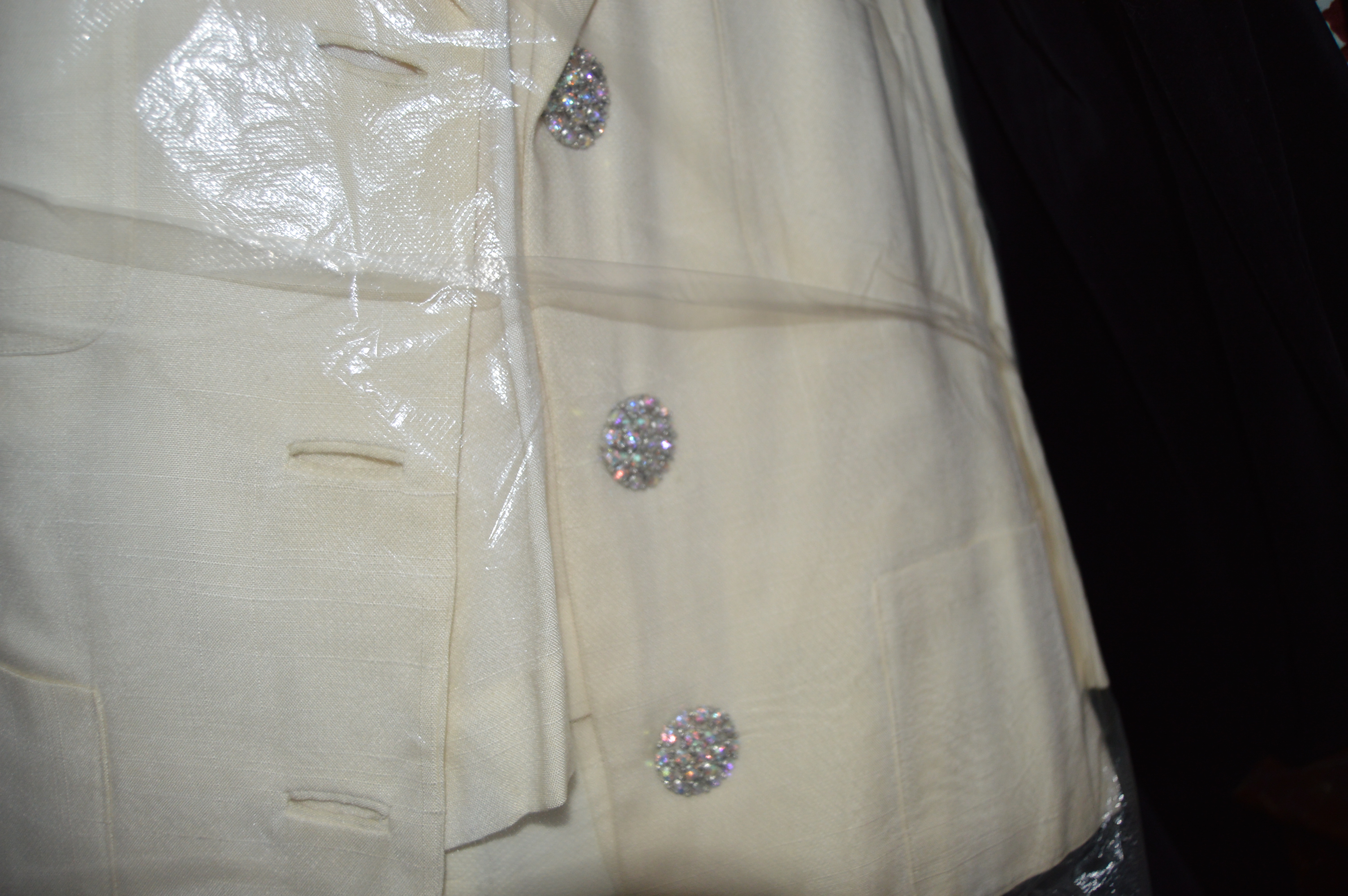 Vintage Iron Revolving Clothing Rack with Vintage Clothes Collection