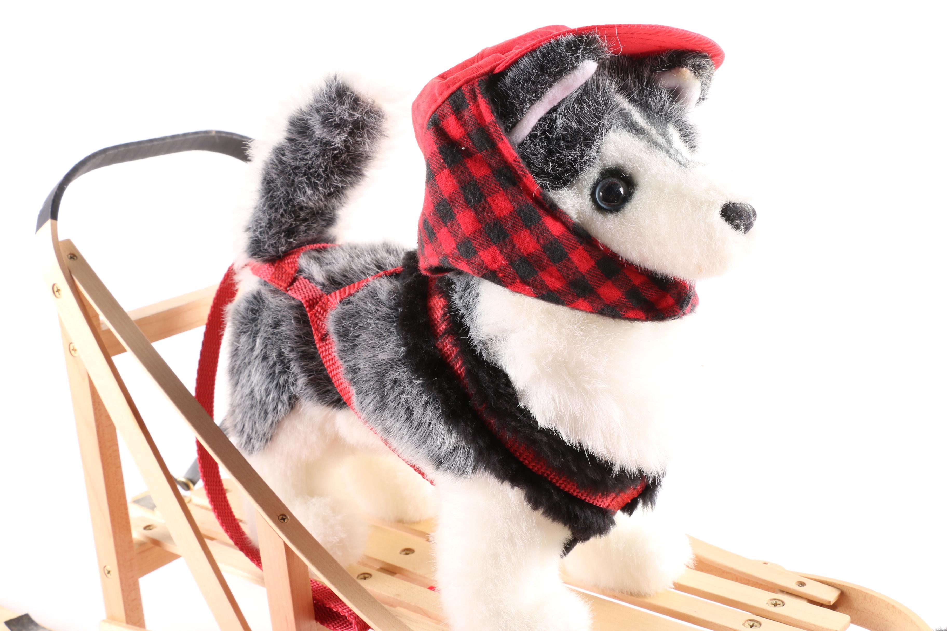 Vintage American Girl Husky Dog with Dogsled and Dogsled Outfits