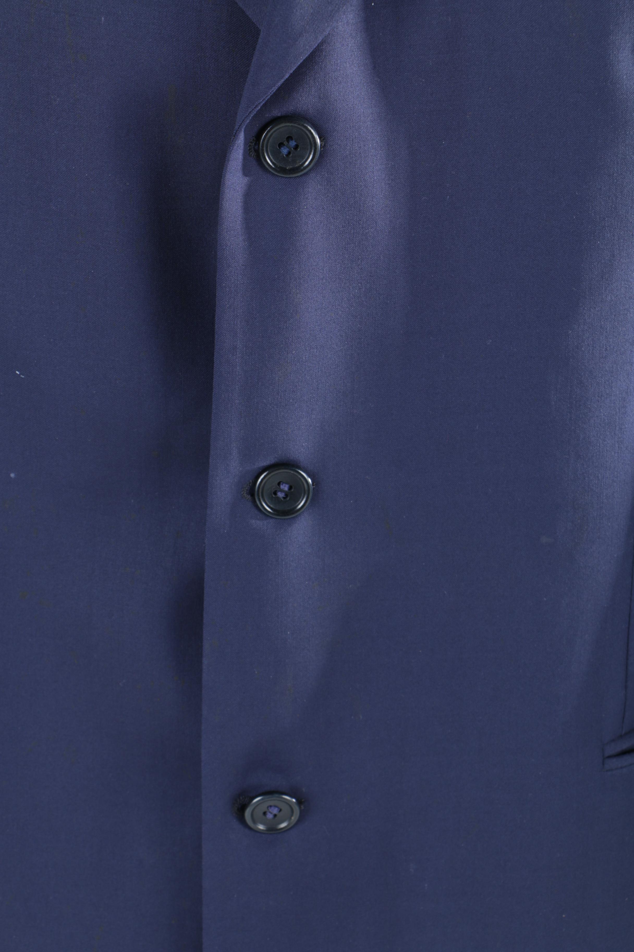 Men's BOSS Hugo Boss Blue Wool Suit Jacket