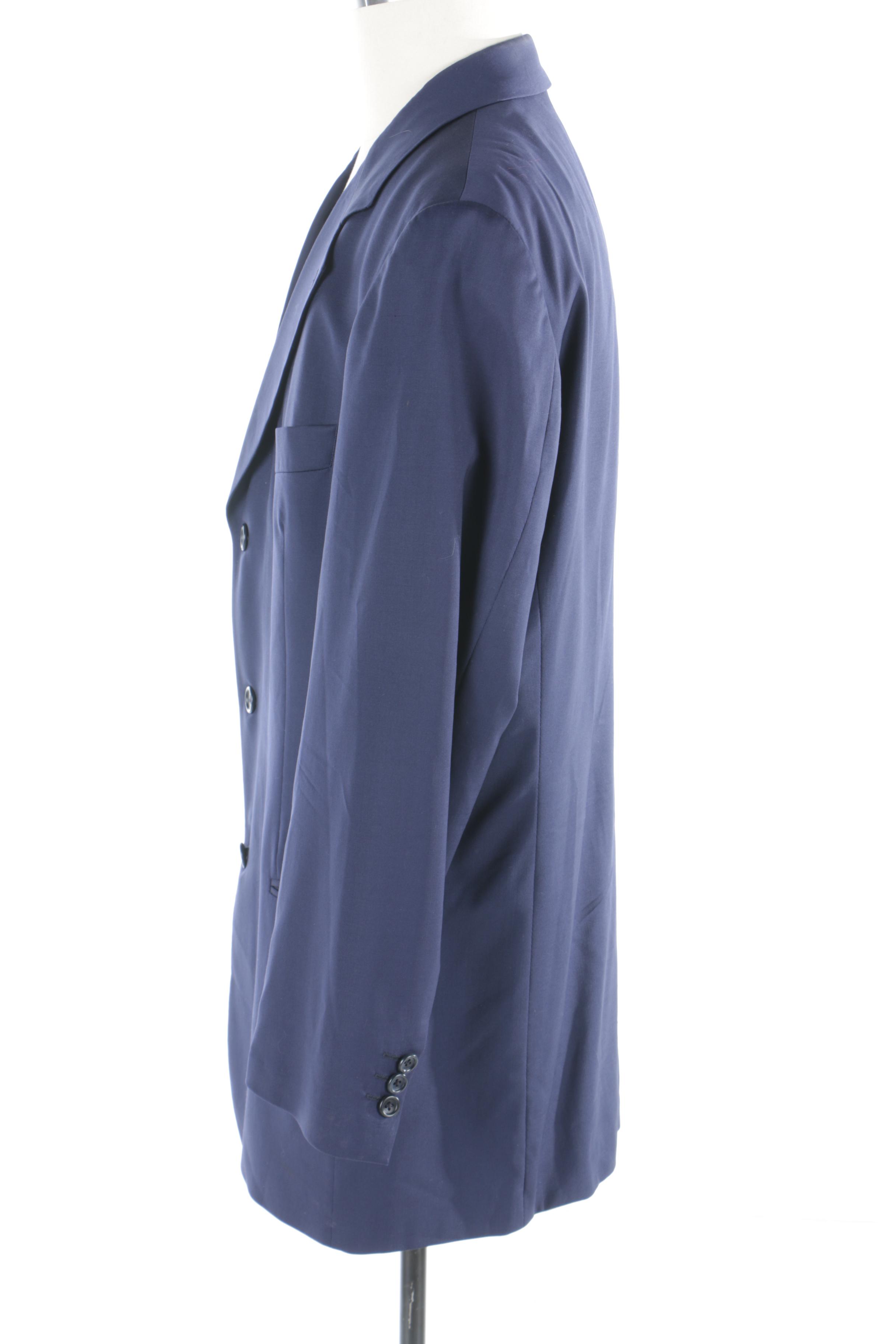 Men's BOSS Hugo Boss Blue Wool Suit Jacket