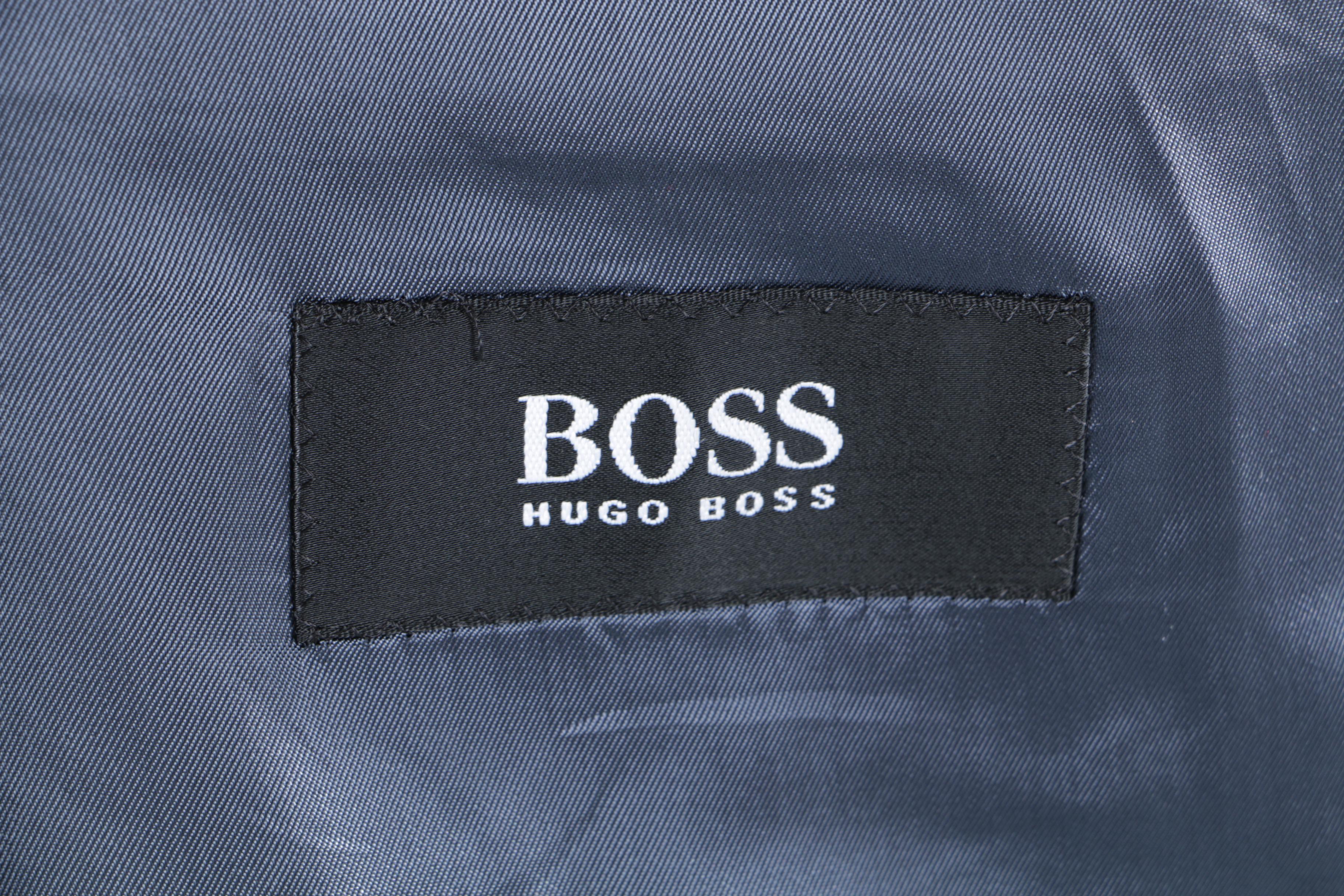 Men's BOSS Hugo Boss Blue Wool Suit Jacket