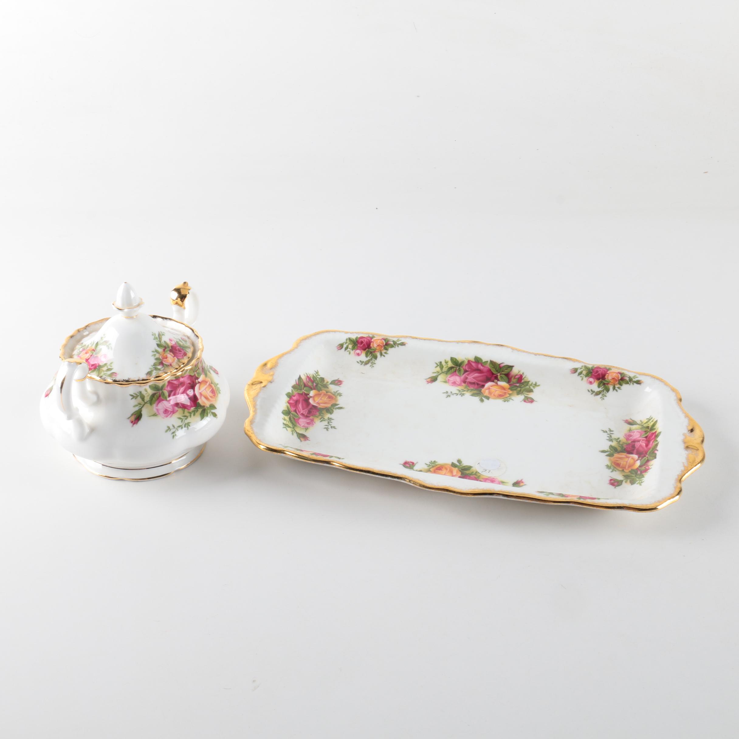 Vintage Royal Albert "Old Country Roses" Bone China Serveware