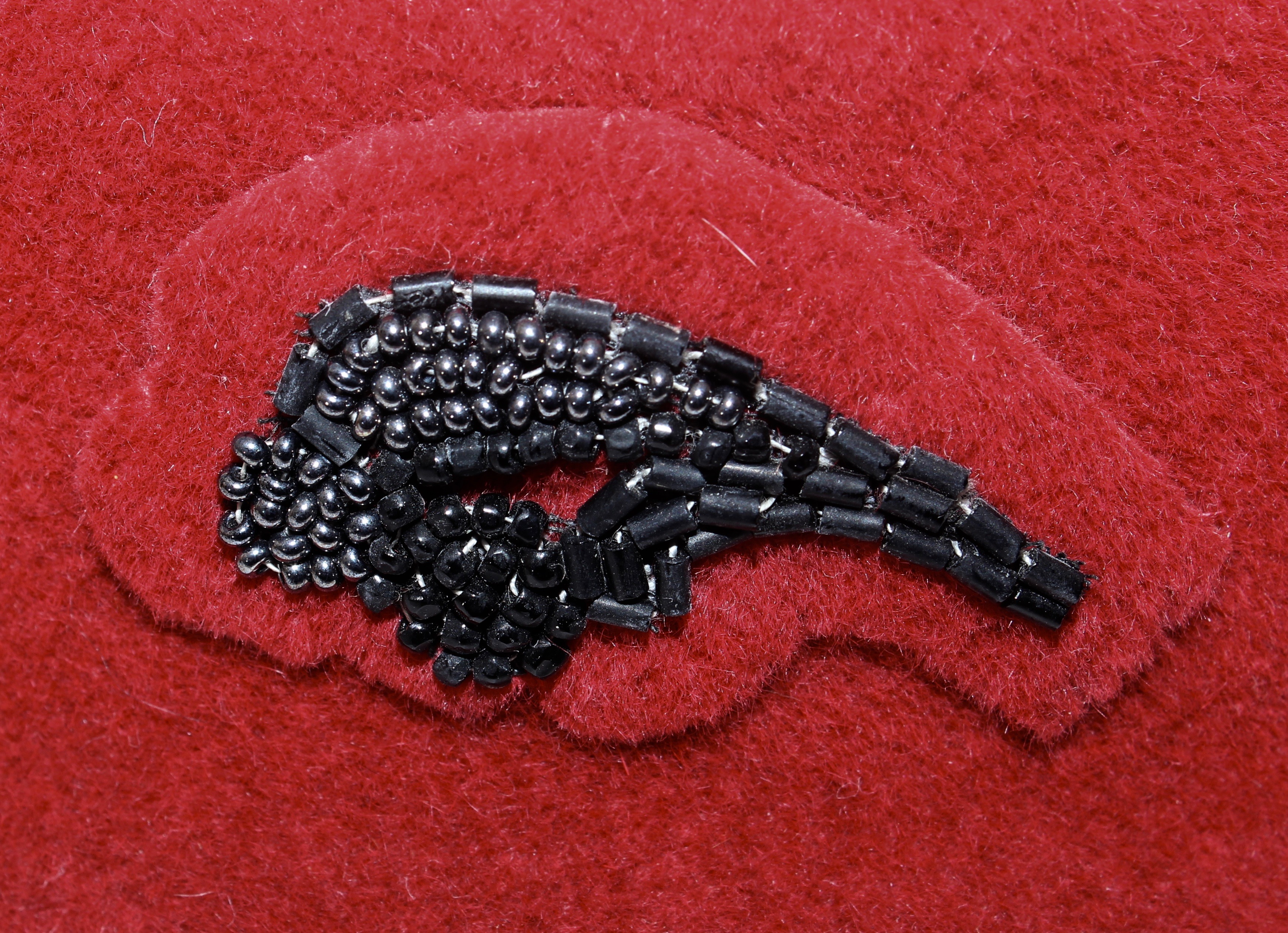 1950s-1960s Vintage Feather and Beaded Pill Hat Including Mr. Charless