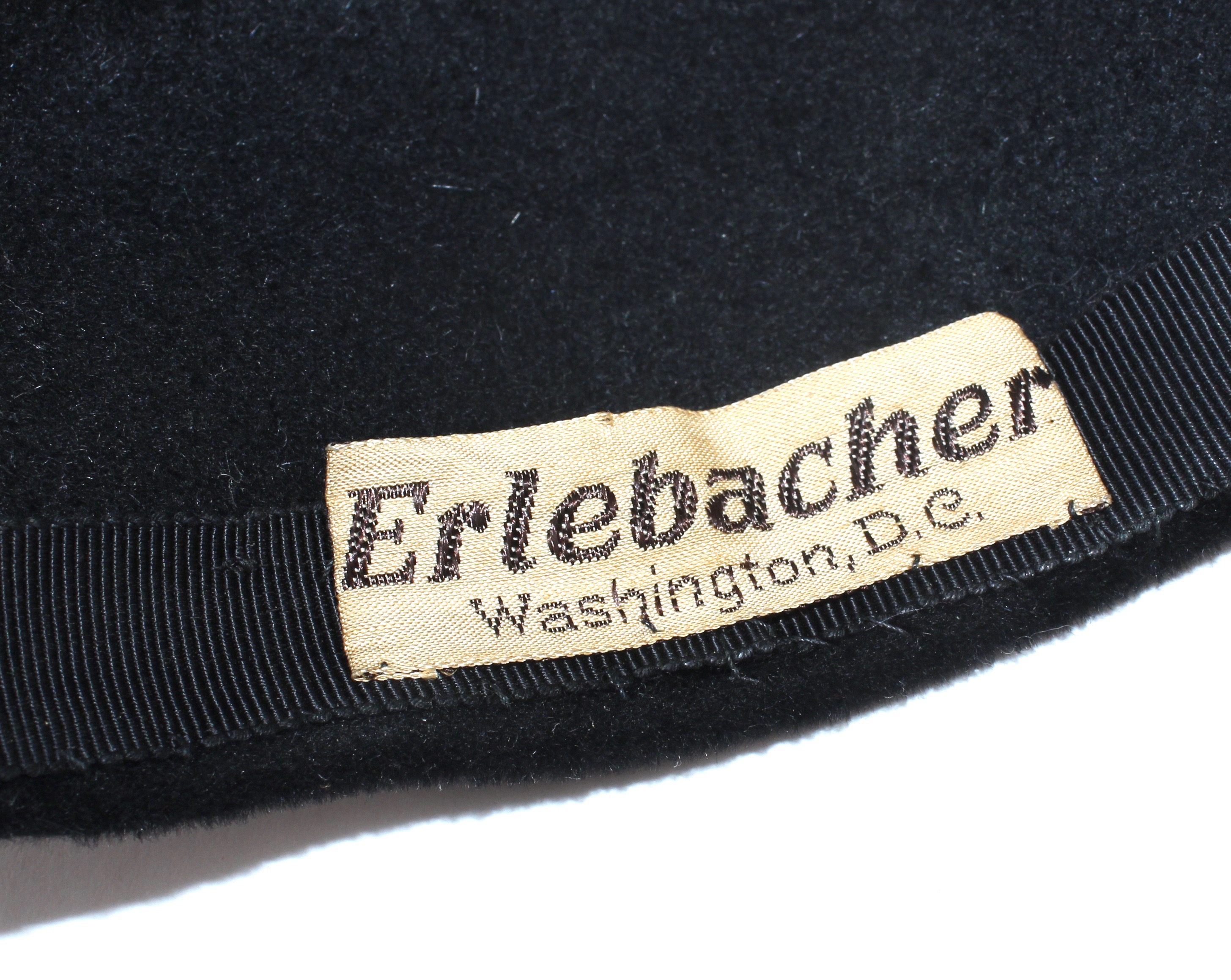 1950s-1960s Vintage Feather and Beaded Pill Hat Including Mr. Charless