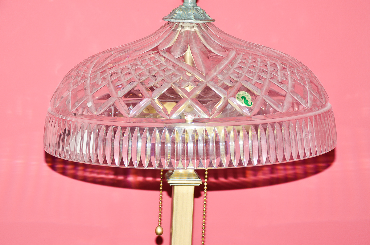 Vintage Waterford Crystal "Beaumont" Floor Lamp