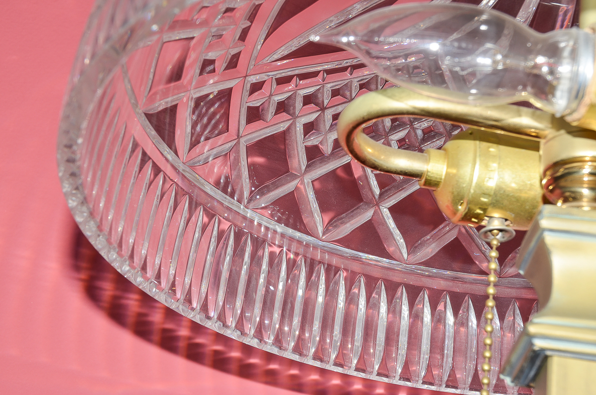 Vintage Waterford Crystal "Beaumont" Floor Lamp