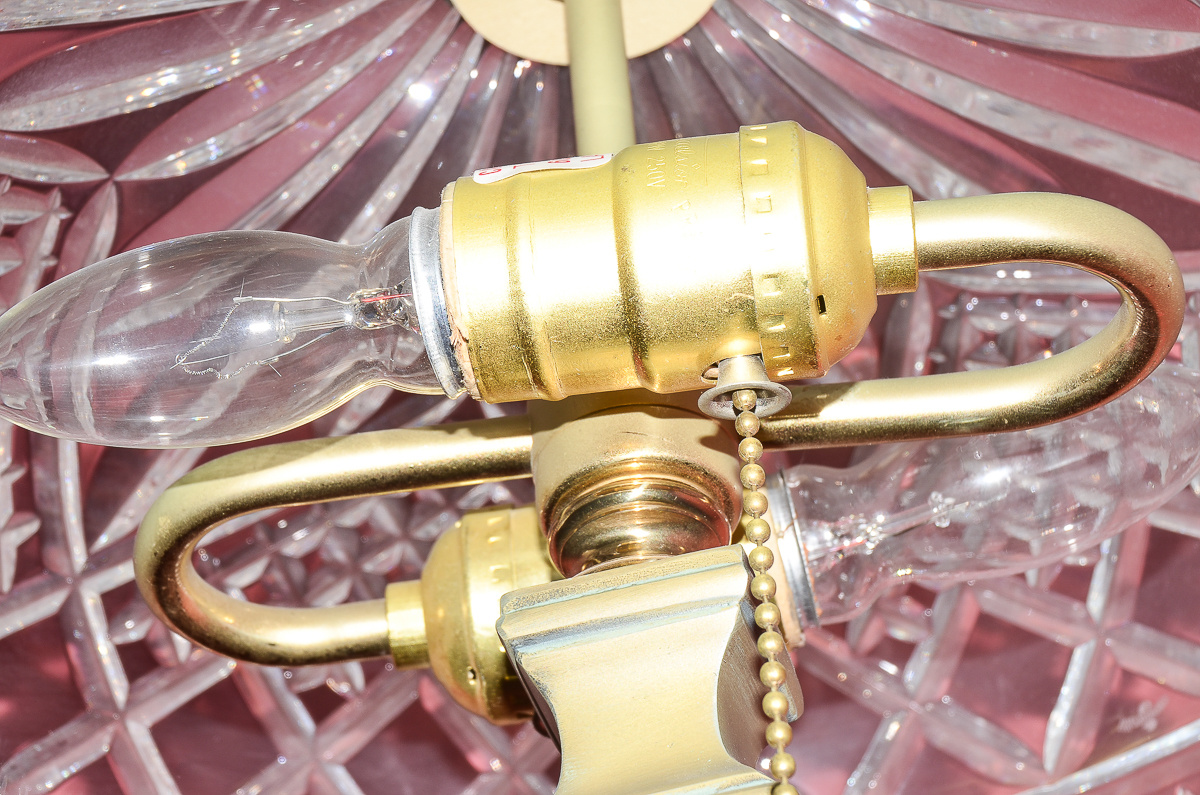 Vintage Waterford Crystal "Beaumont" Floor Lamp