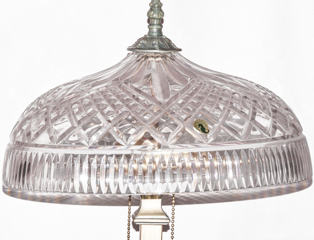 Vintage Waterford Crystal "Beaumont" Floor Lamp